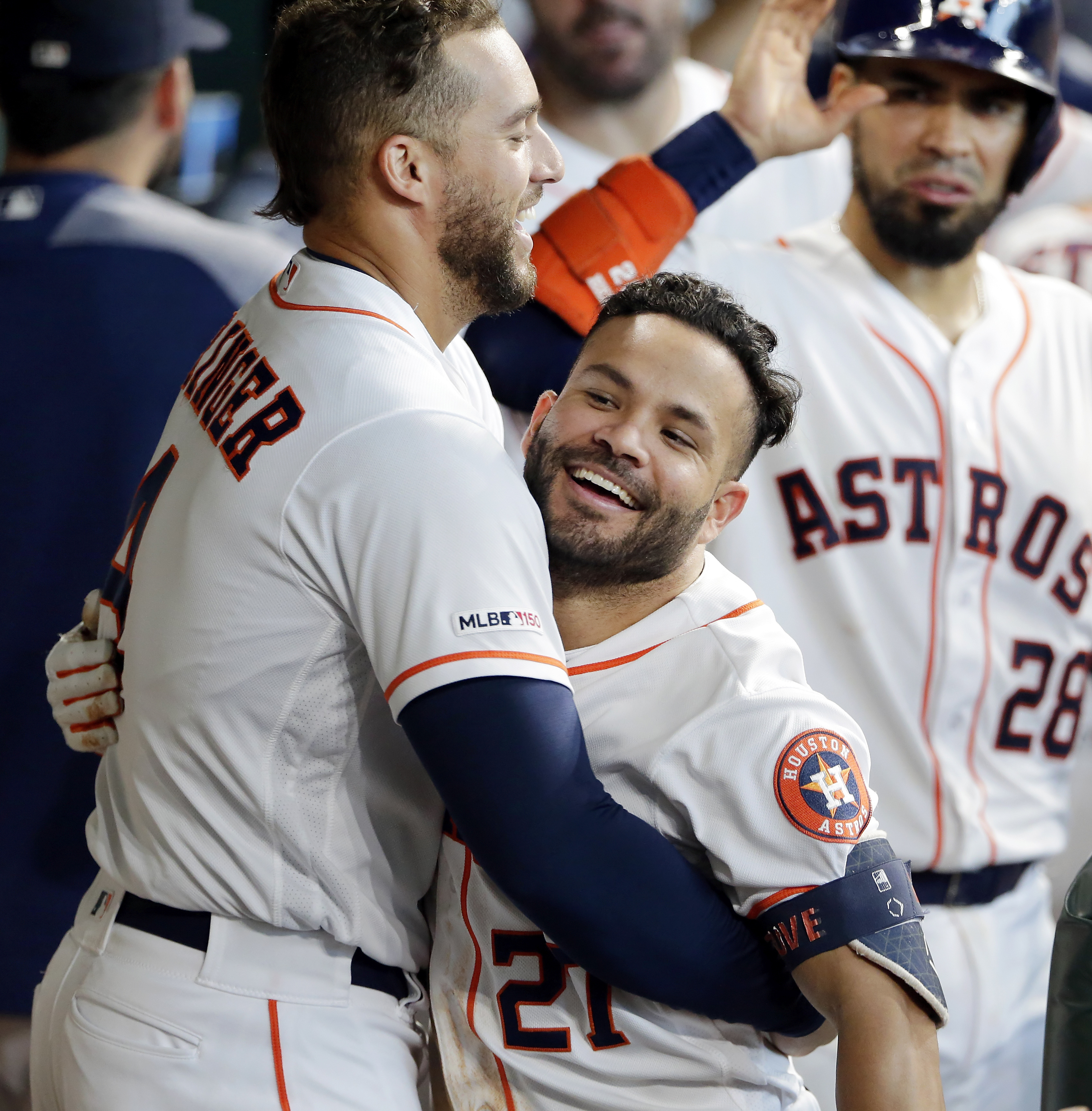 Springer and Altuve homer to lead Astros over Athletics 4-2