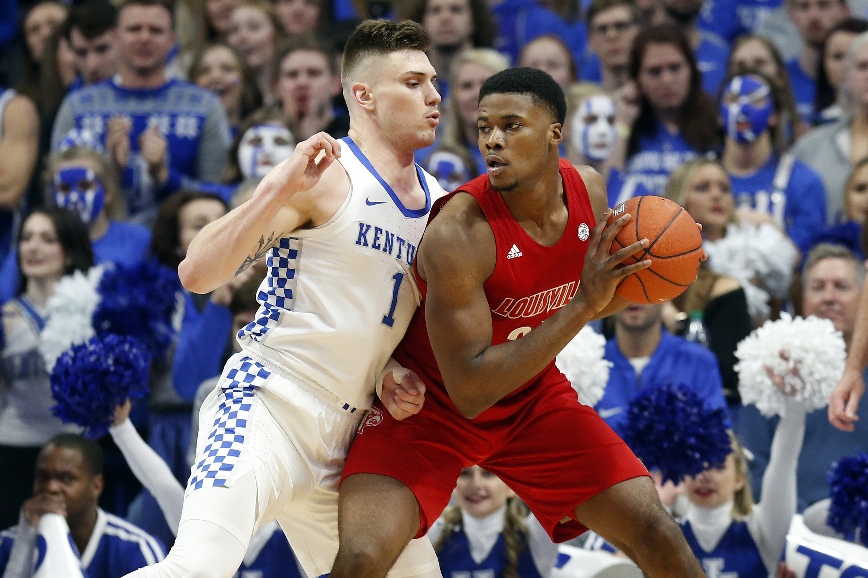 No. 19 Kentucky outlasts rival No. 3 Louisville 78-70 in OT