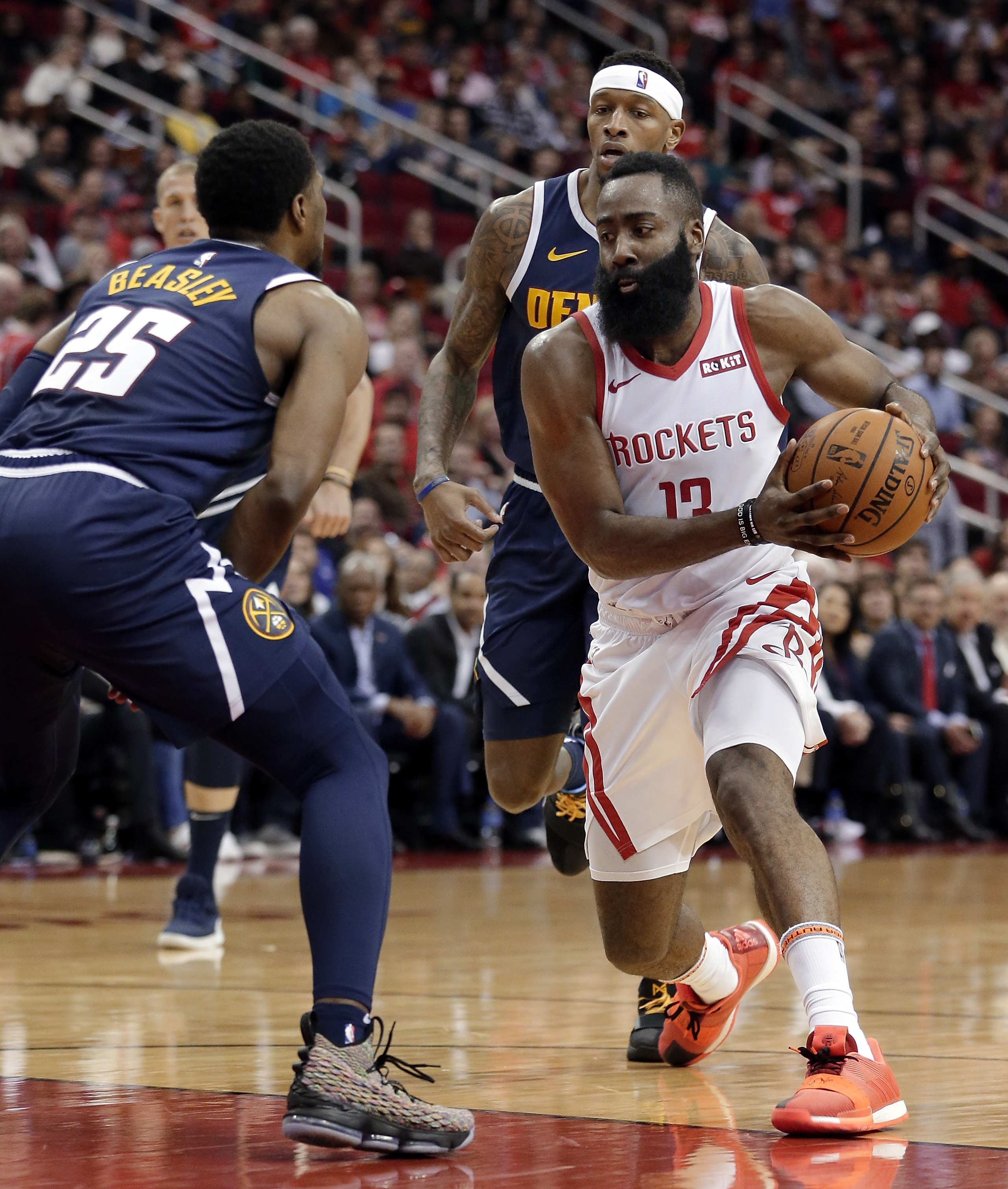 Harden, Capela lead Rockets to 125-113 win over Nuggets