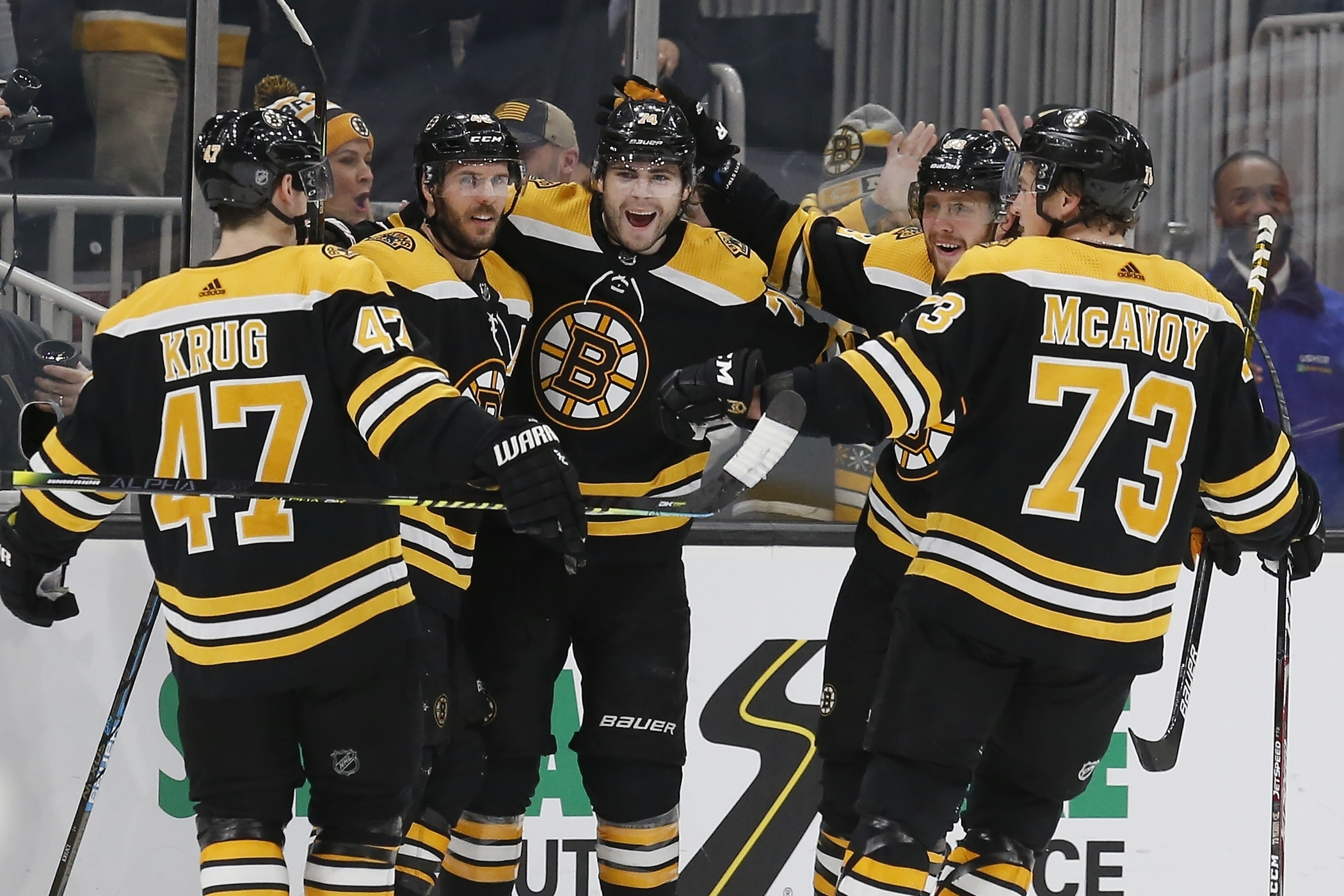 Coyle, Krejci score for Bruins in 2-0 win over Hurricanes