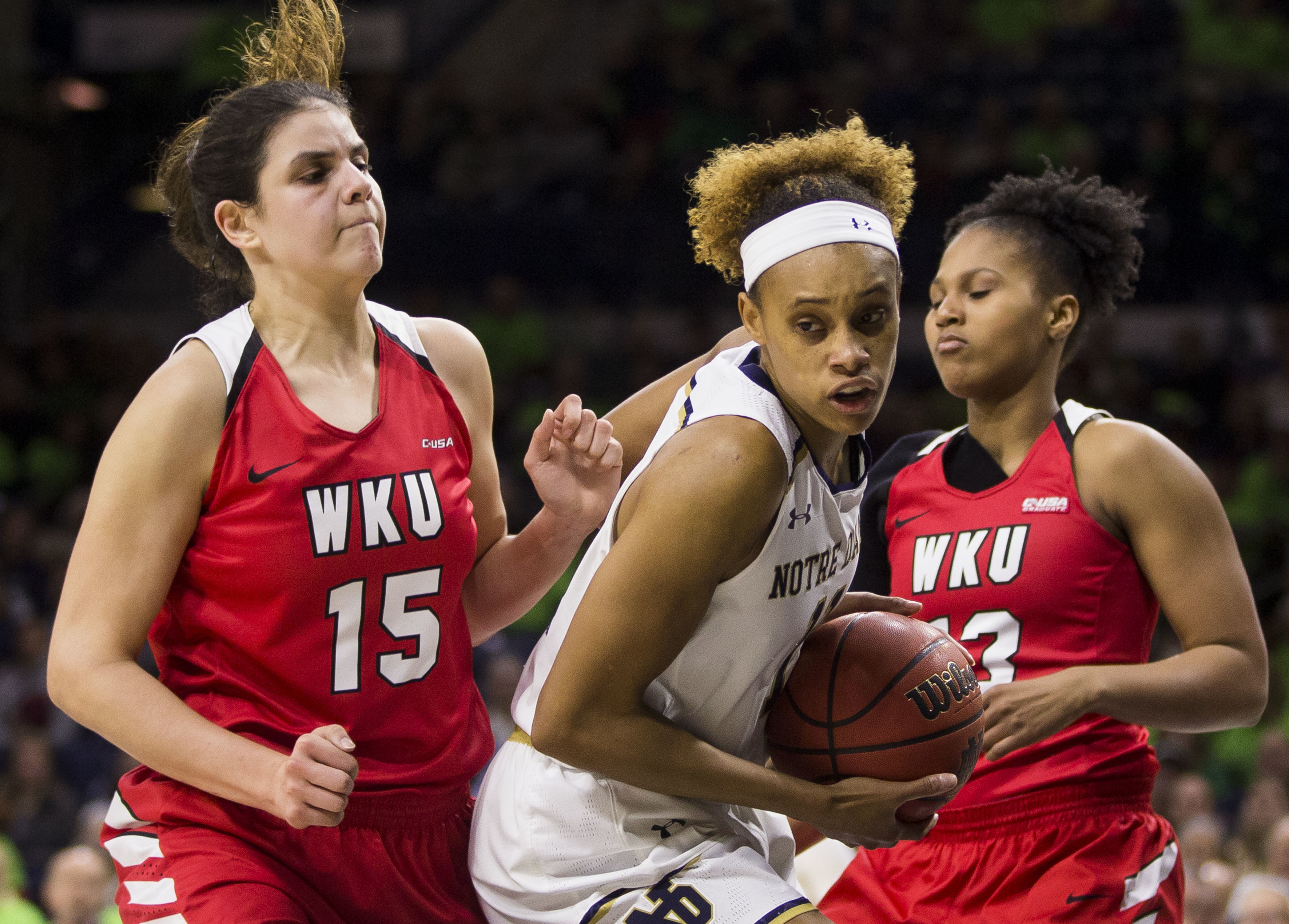 No. 2 Notre Dame women rout Western Kentucky 94-53