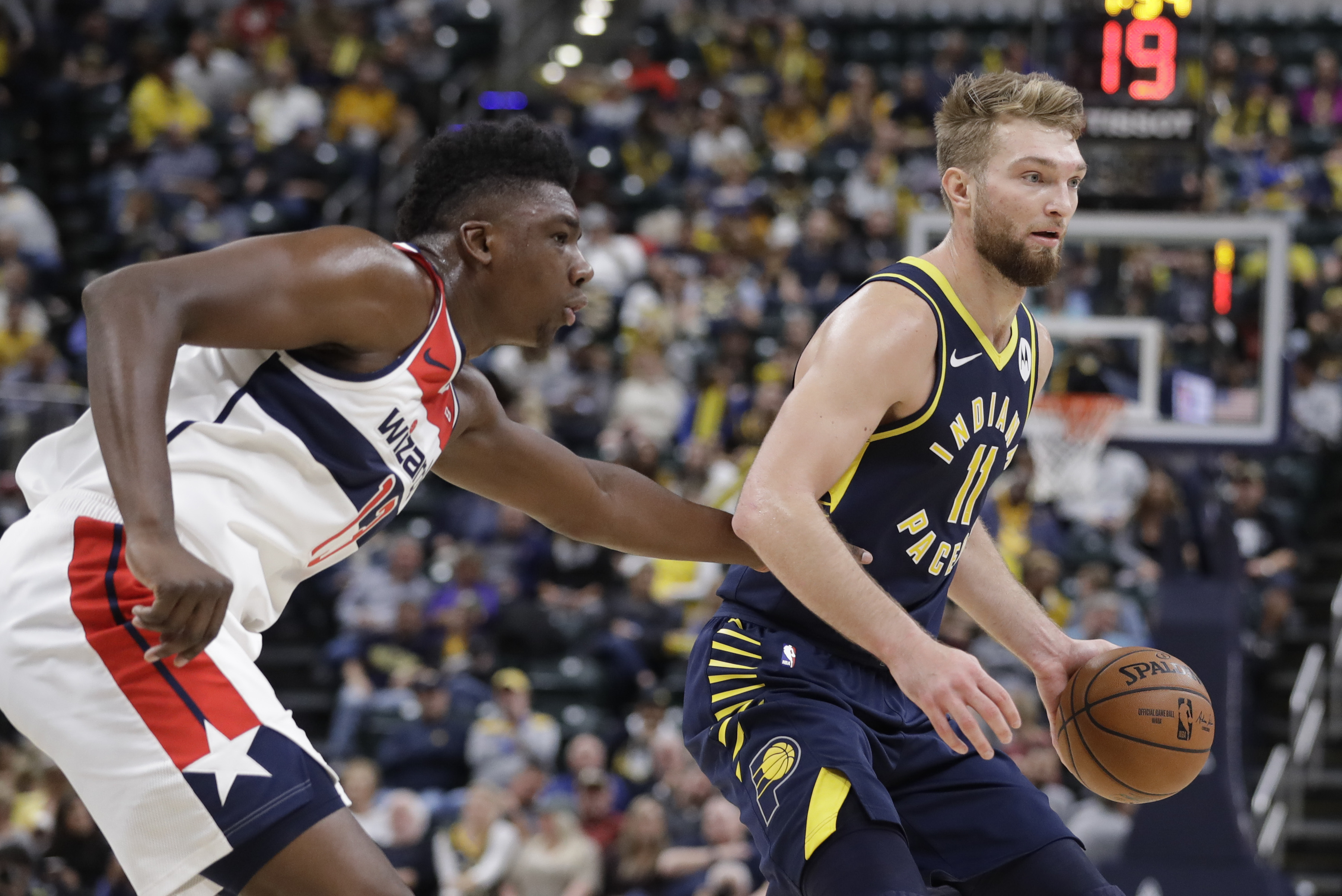 Warren scores 21 to lead Pacers over Wizards 121-106