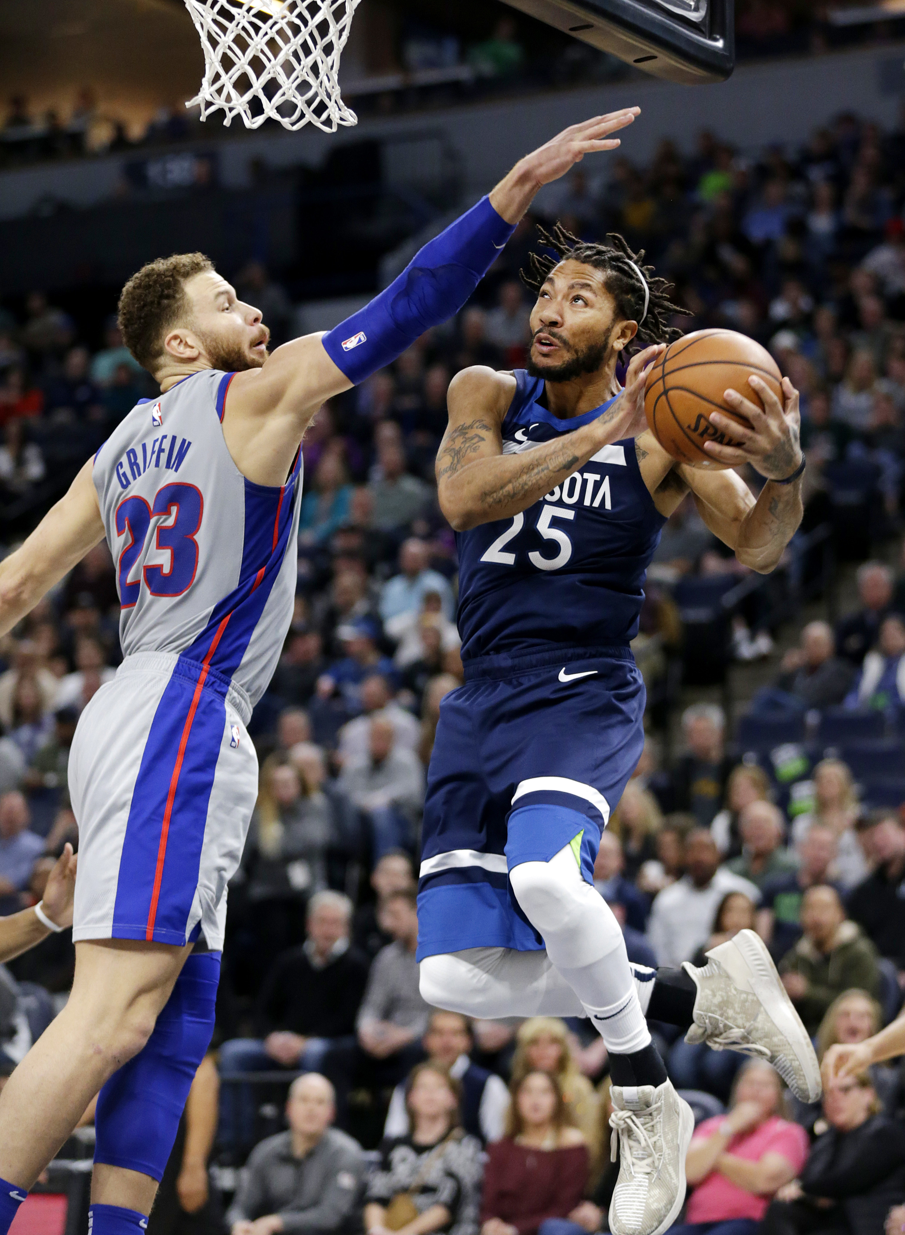 Griffin, Bullock lead Pistons past Timberwolves in OT