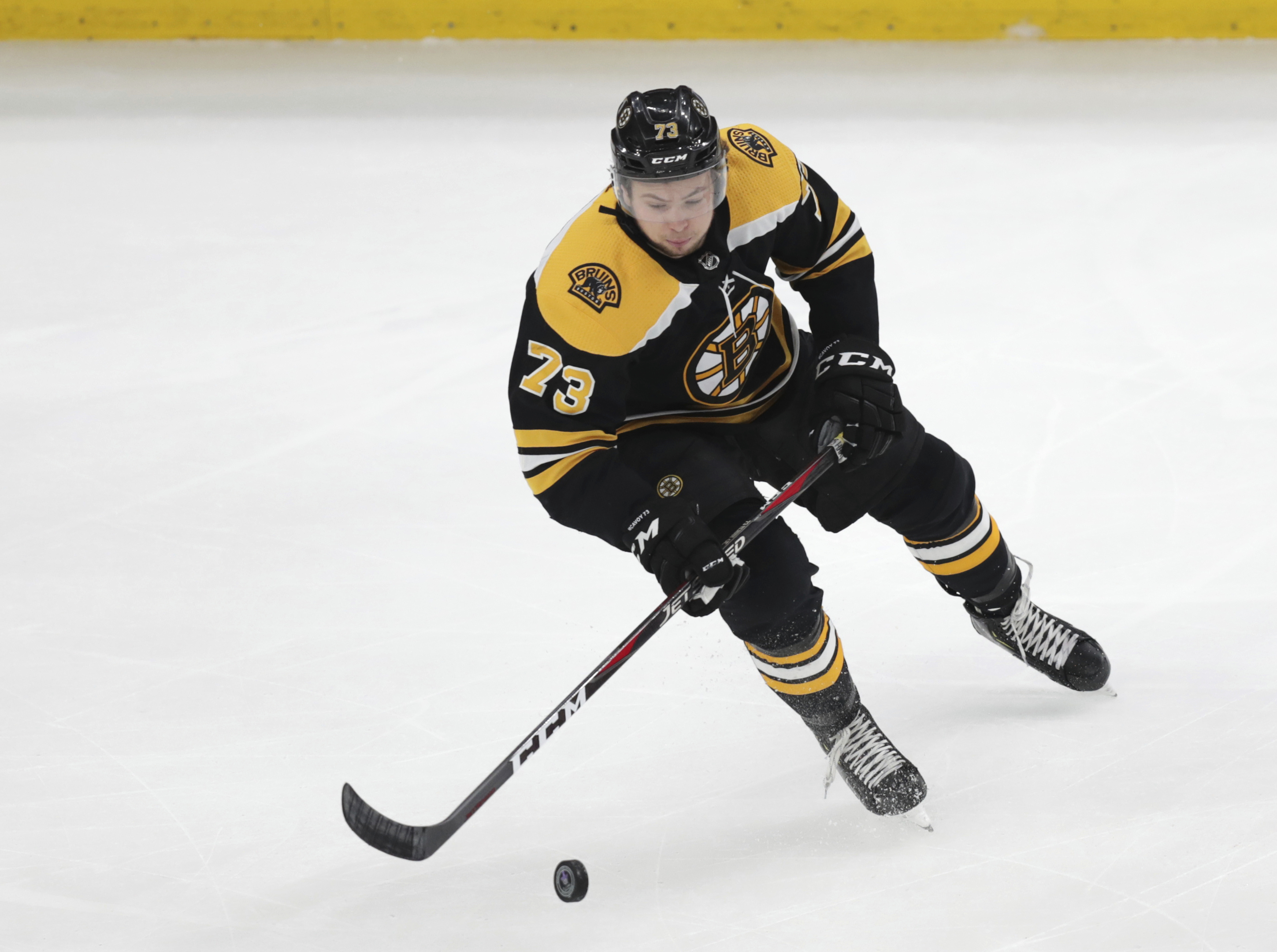 McAvoy's back for Bruins, and now comes the easy part