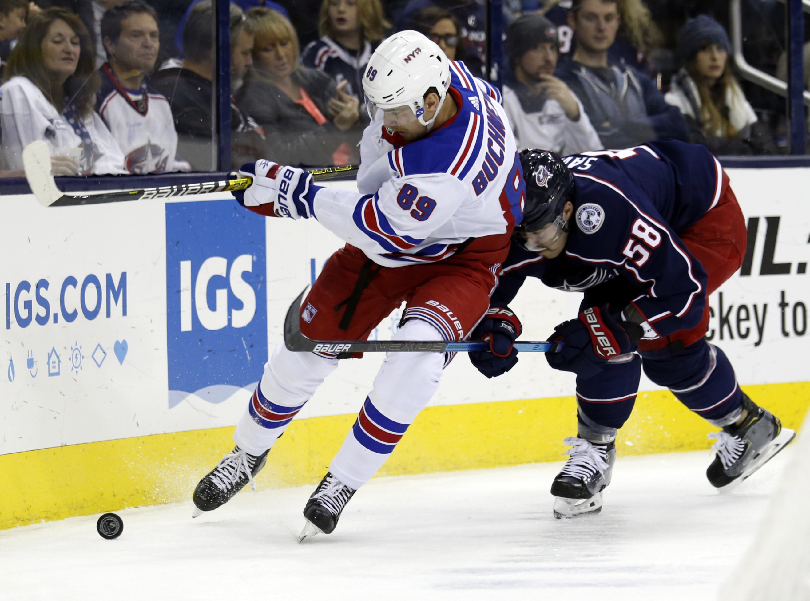 Rangers' Buchnevich out 4 to 6 weeks with broken thumb