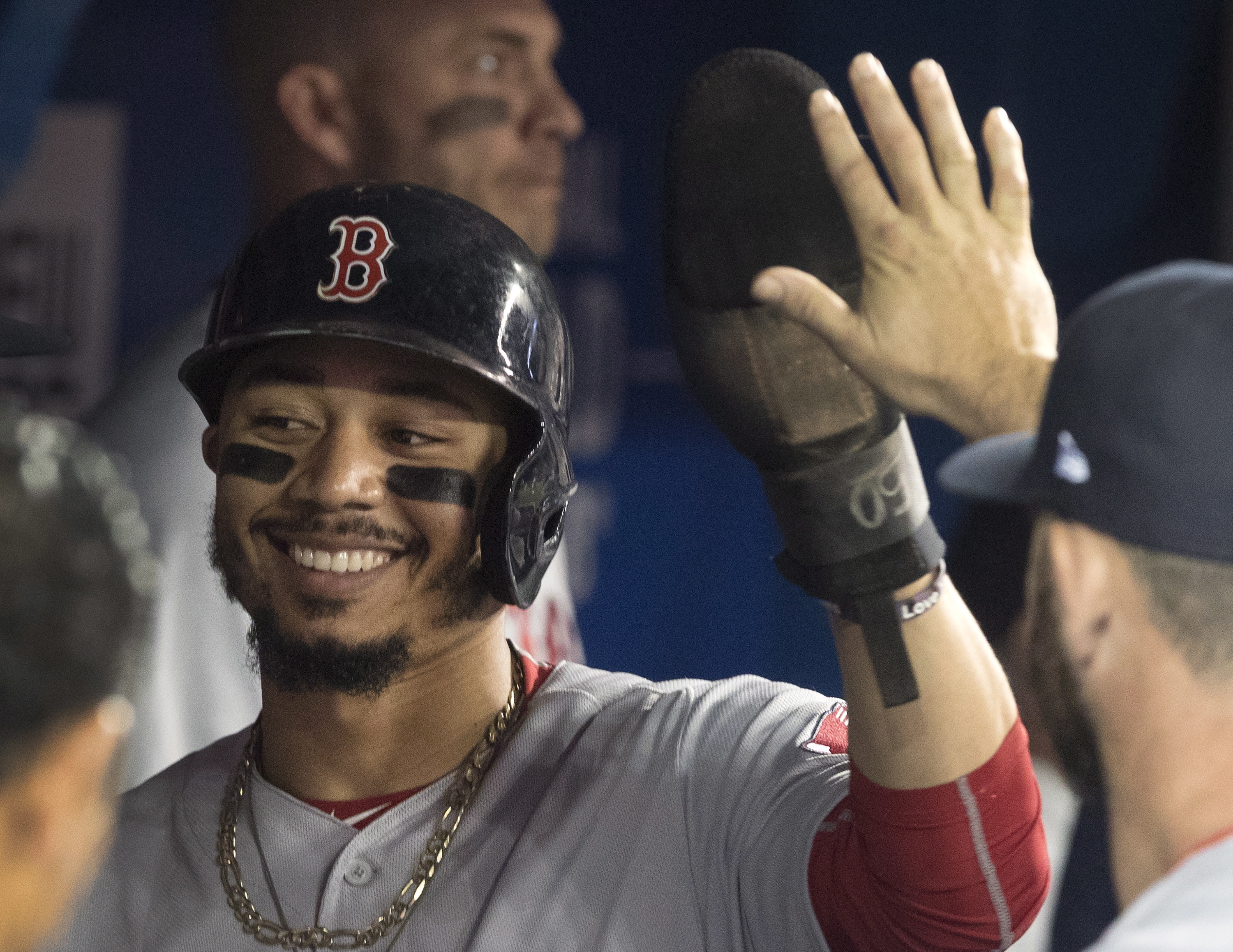 Mookie monster! Betts homers in 9th to complete cycle