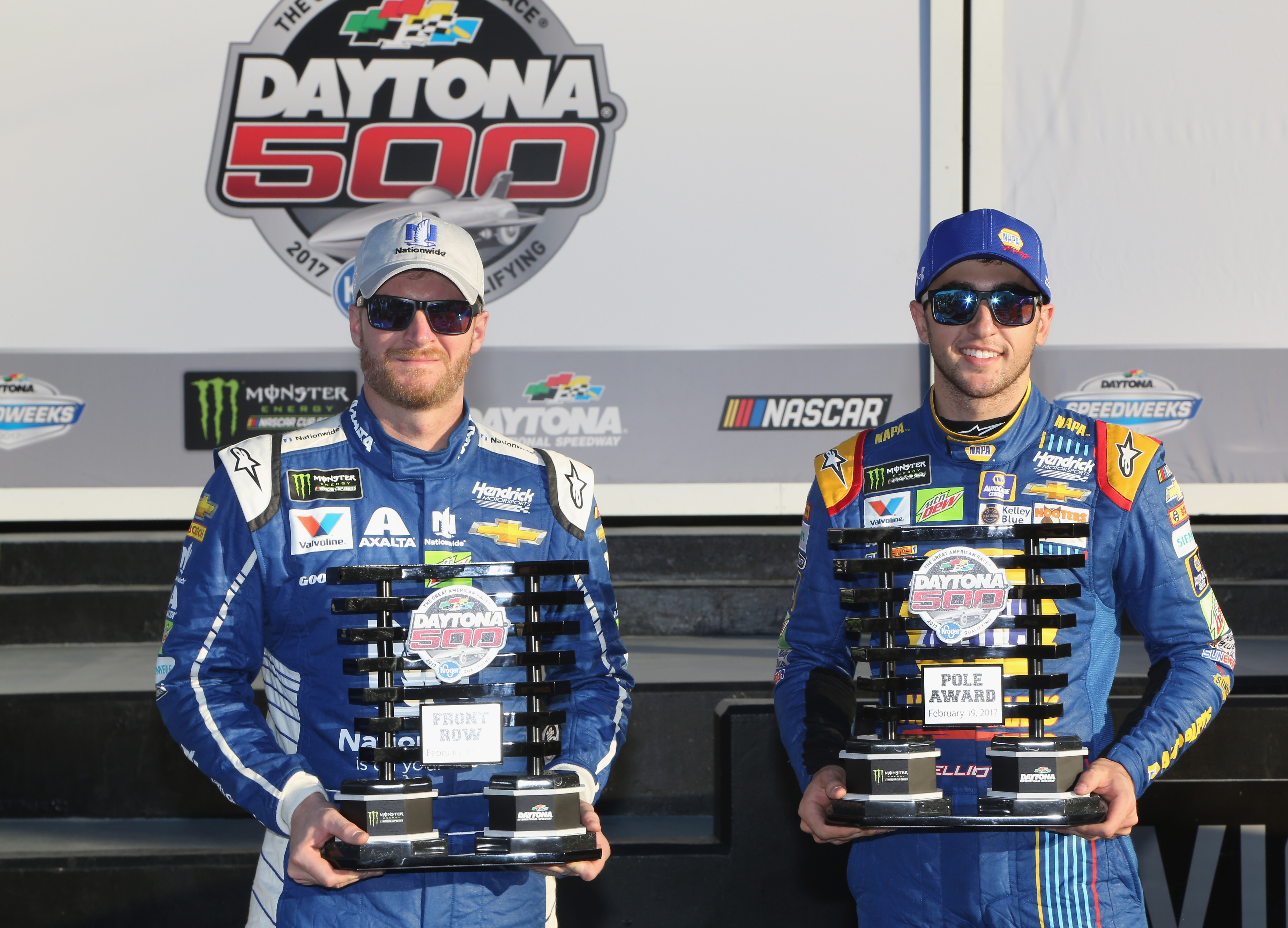 Where all 40 drivers will start the 59th Daytona 500