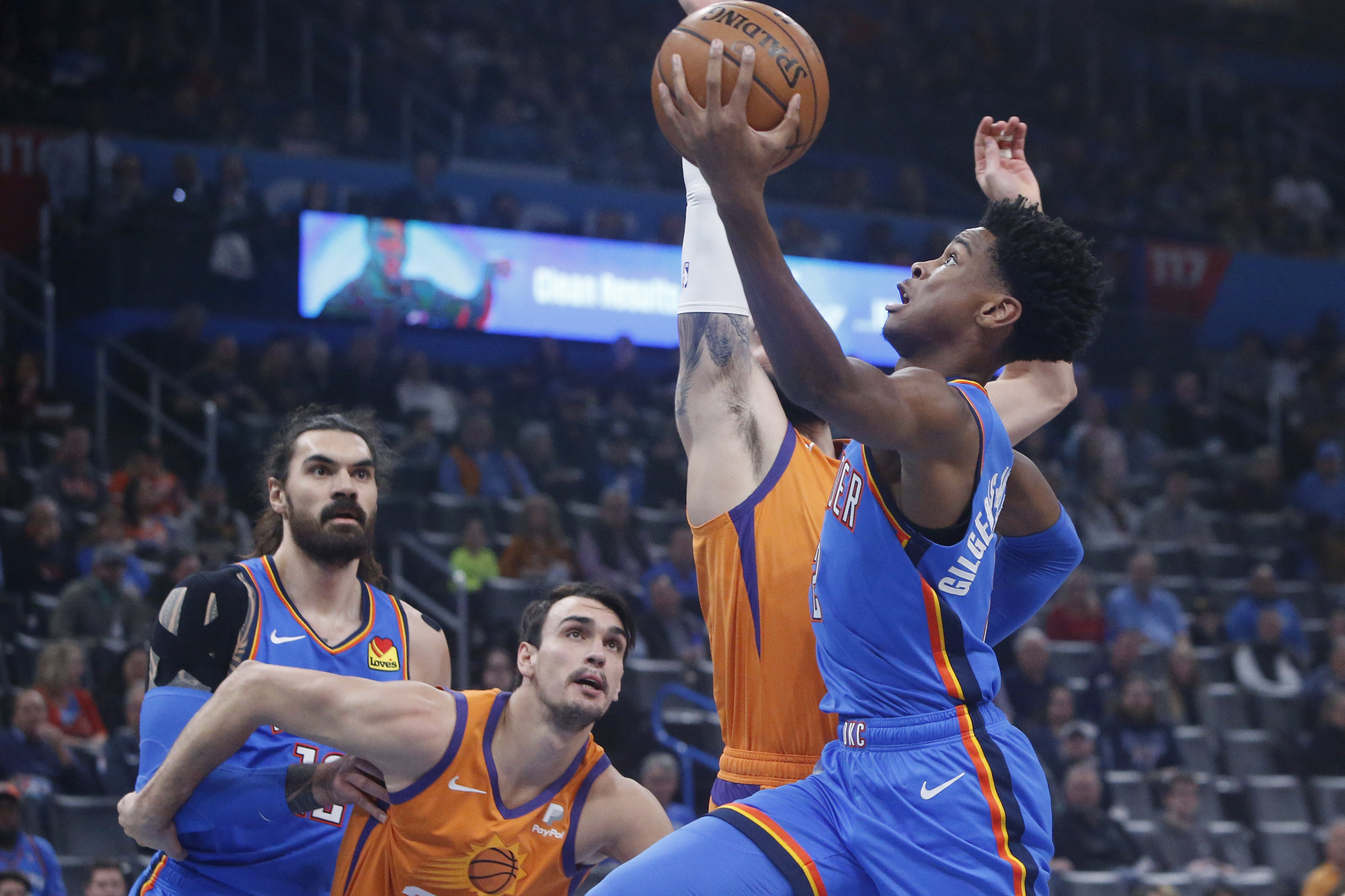 Thunder get 32 points from Gilgeous-Alexander, beat Suns