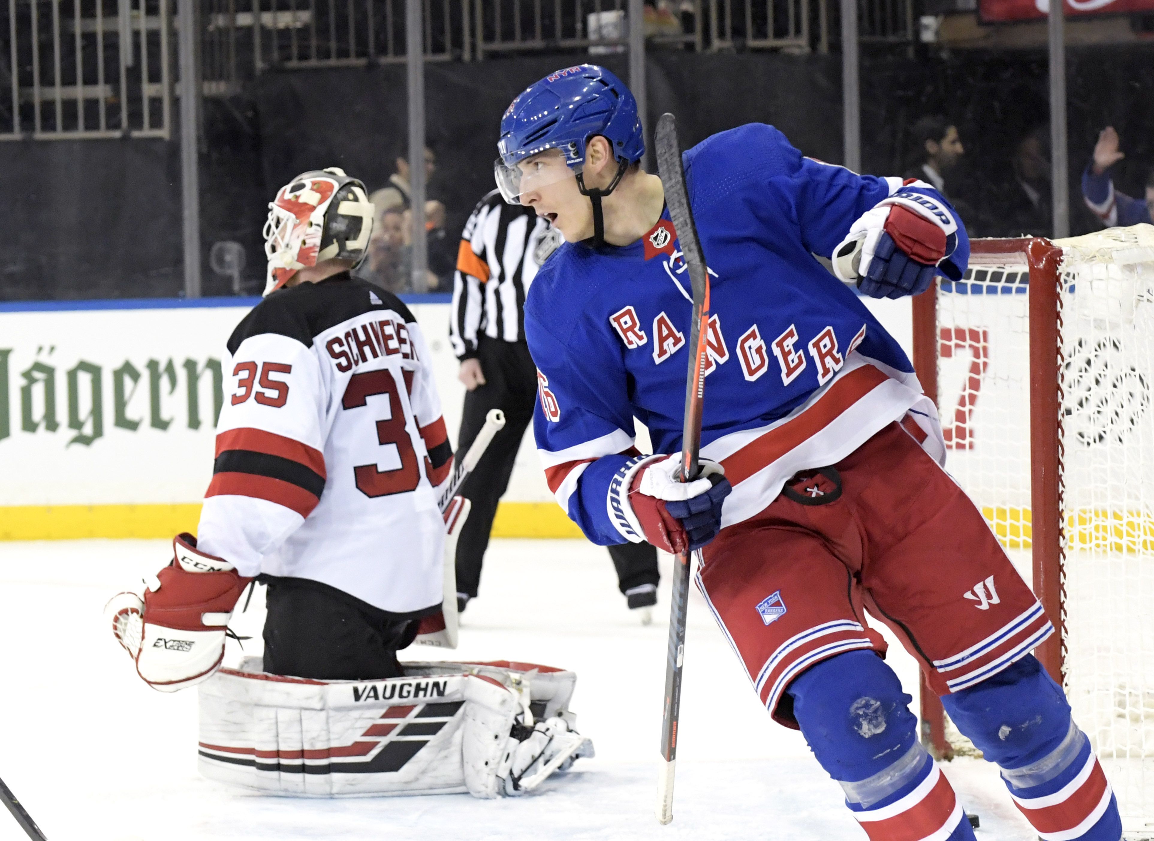 Rangers end 6-game slide with 4-2 win over Devils