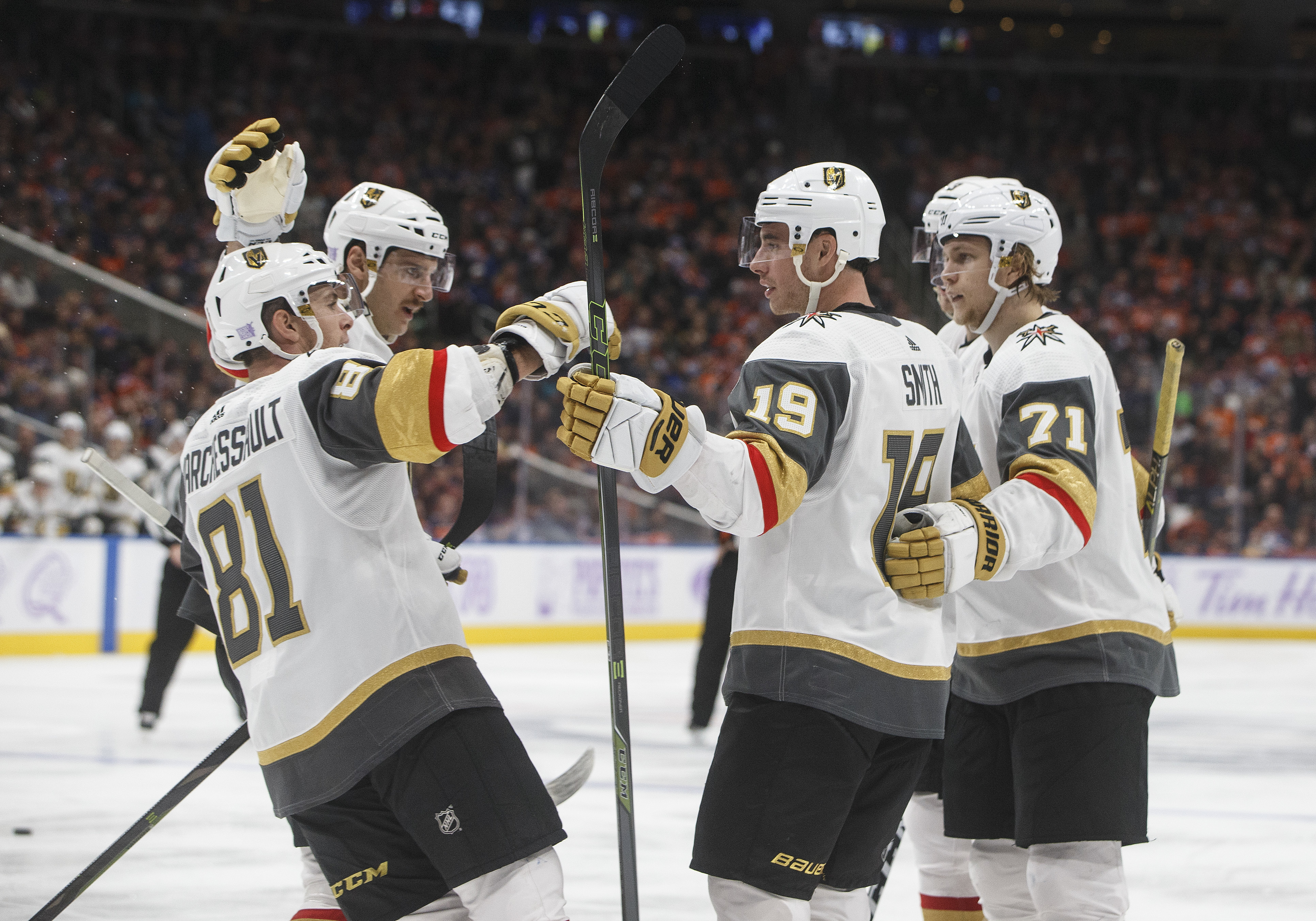 Marchessault scores twice, Golden Knights beat Oilers 6-3