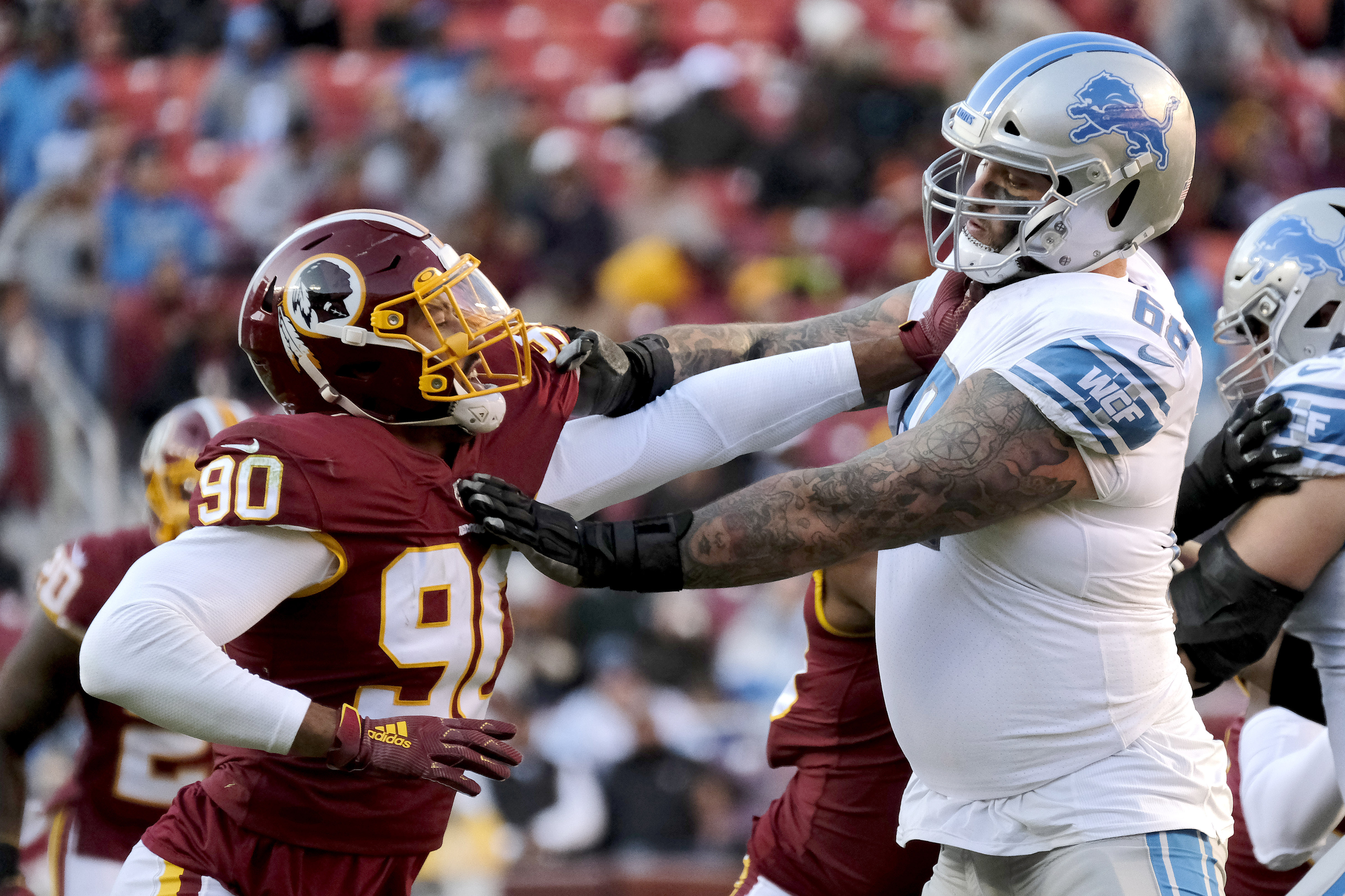 Redskins come back to beat Lions; Haskins misses final snap