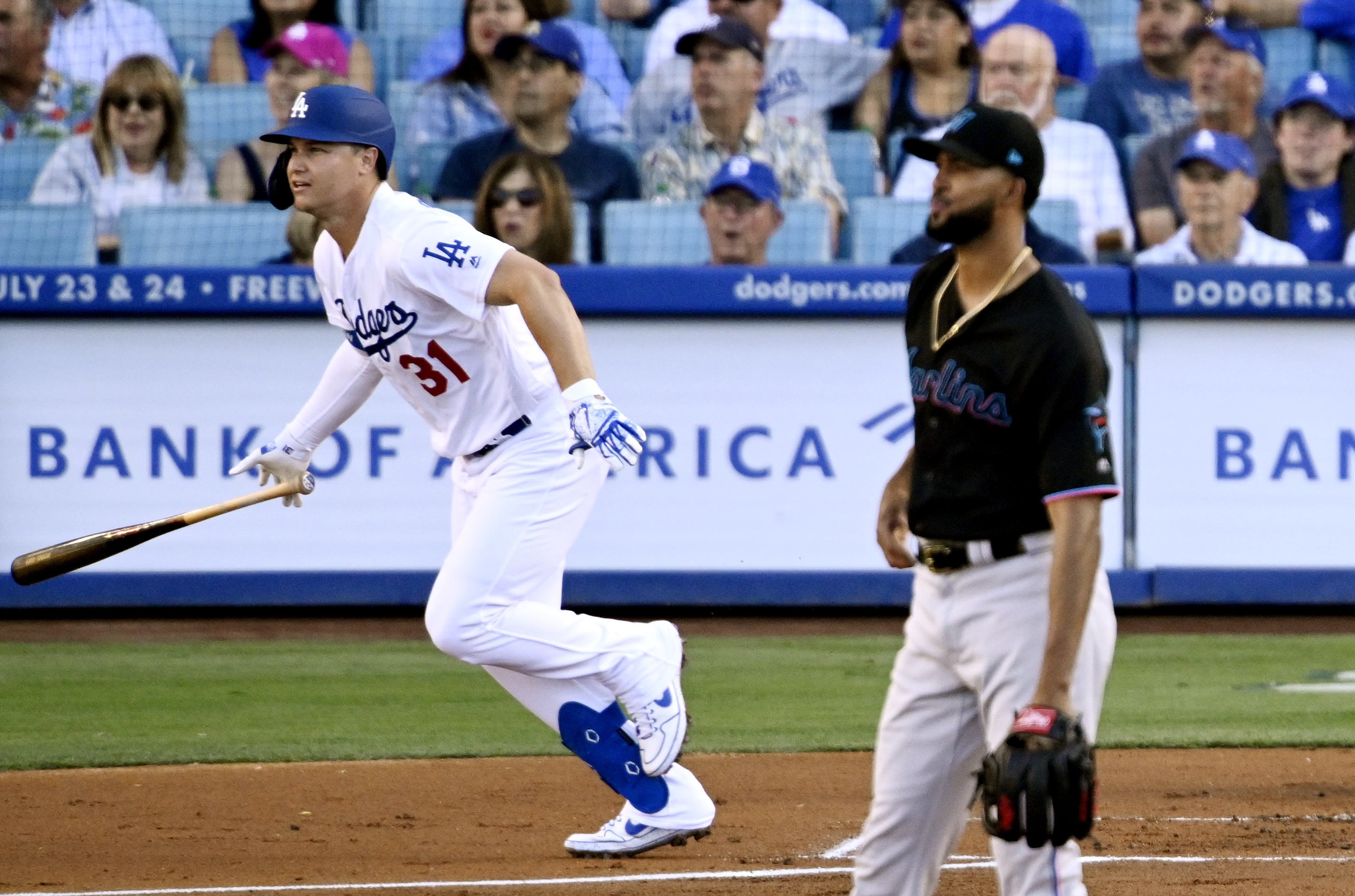 Beaty's 3-run HR helps Dodgers recover to beat Marlins 10-6