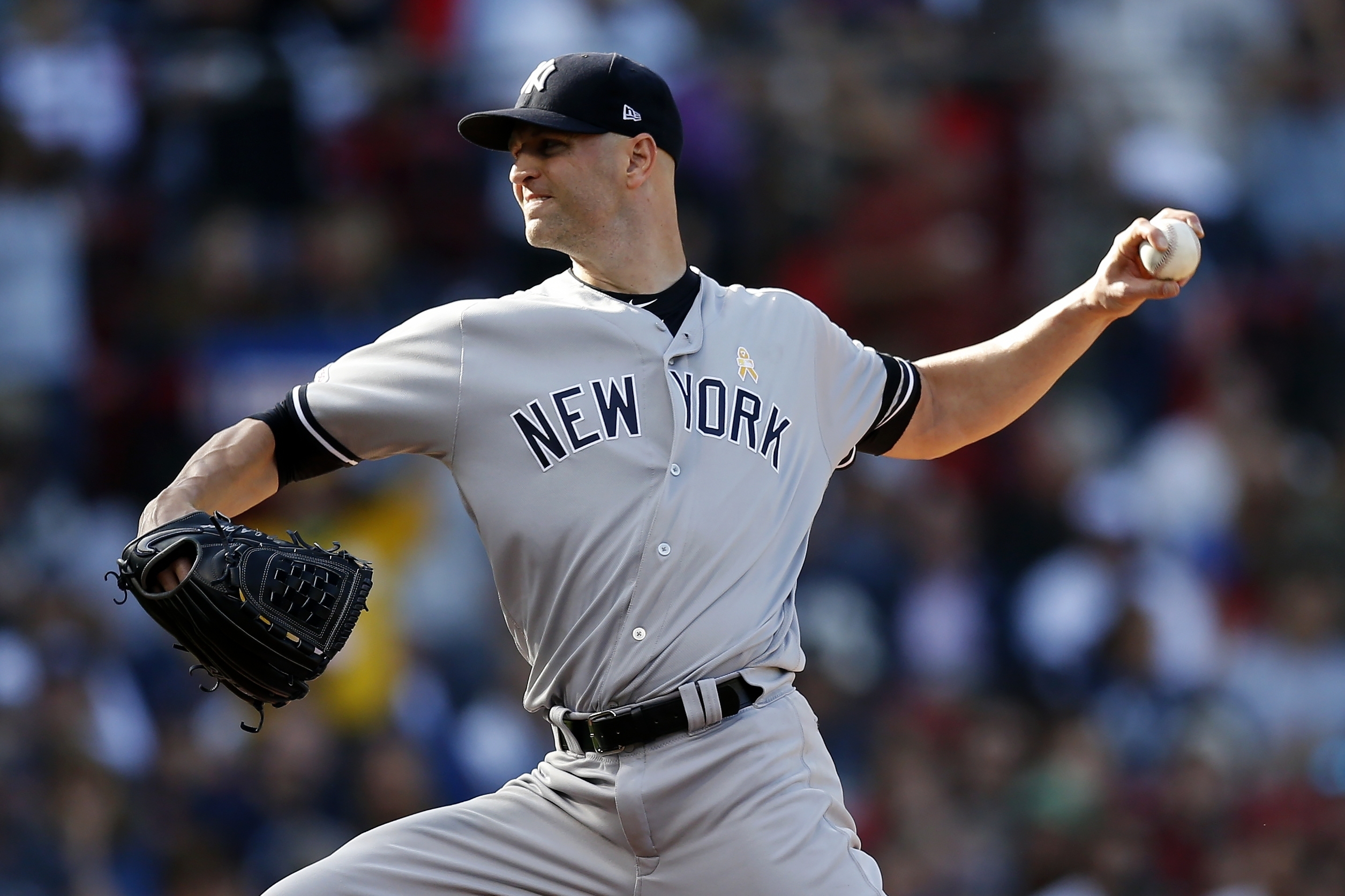 Happ, Encarnacion boost Yankees over Red Sox 5-1