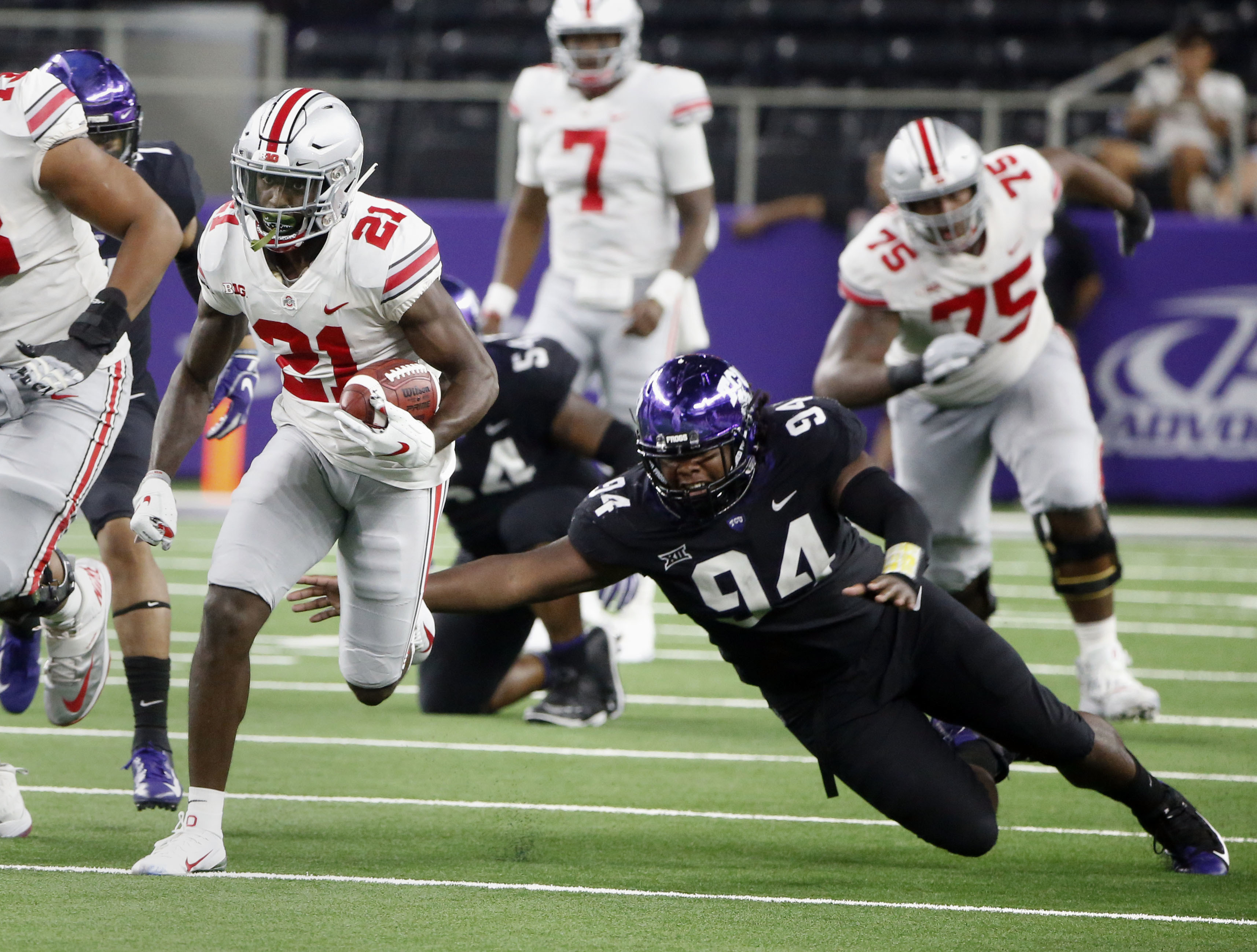 No. 4 Ohio State holds off No. 15 TCU 40-28 after quick TDs