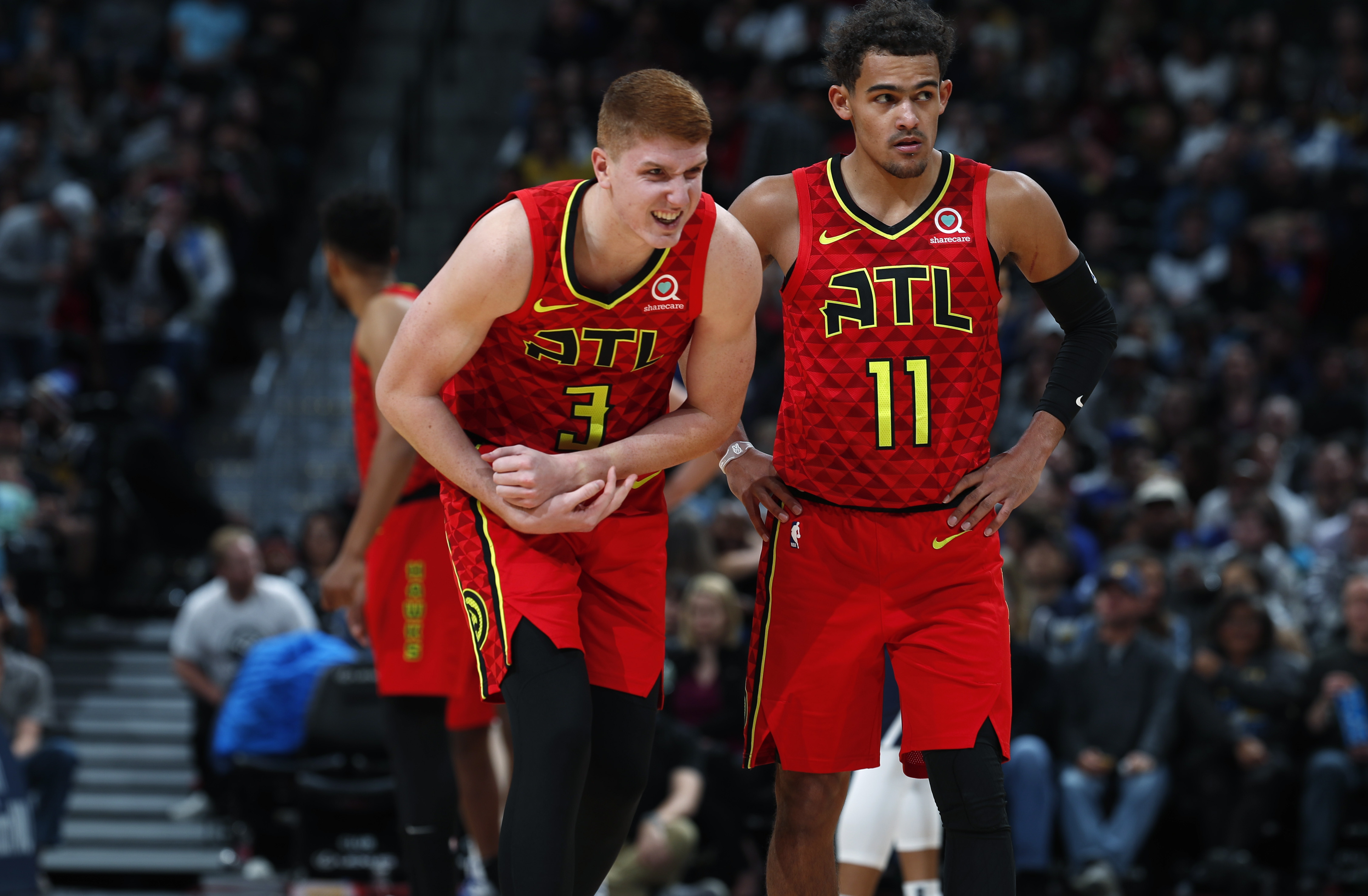 Huerter heads back to Atlanta after injuring shoulder