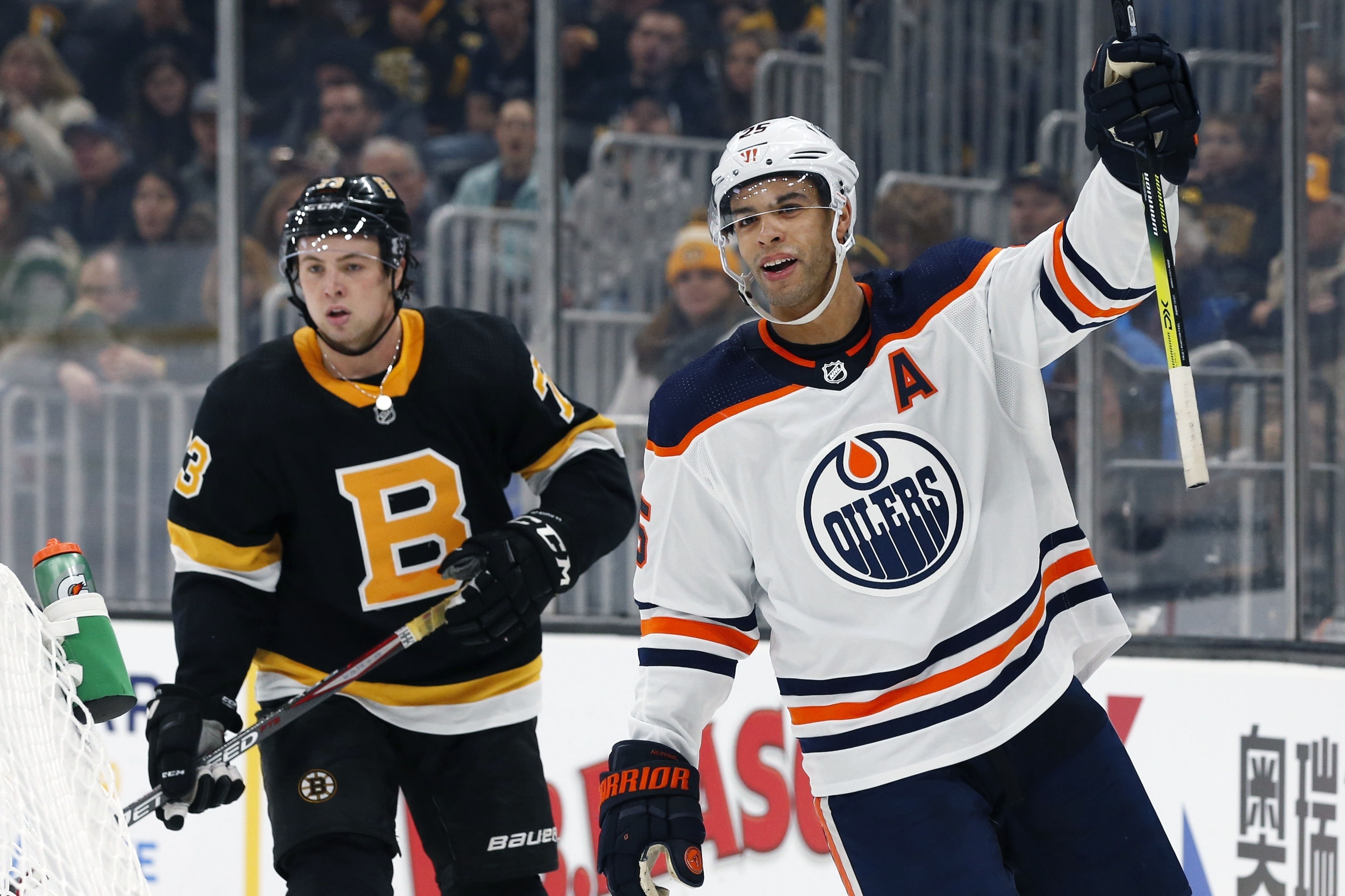 Oilers surge past Bruins for 4-1 victory