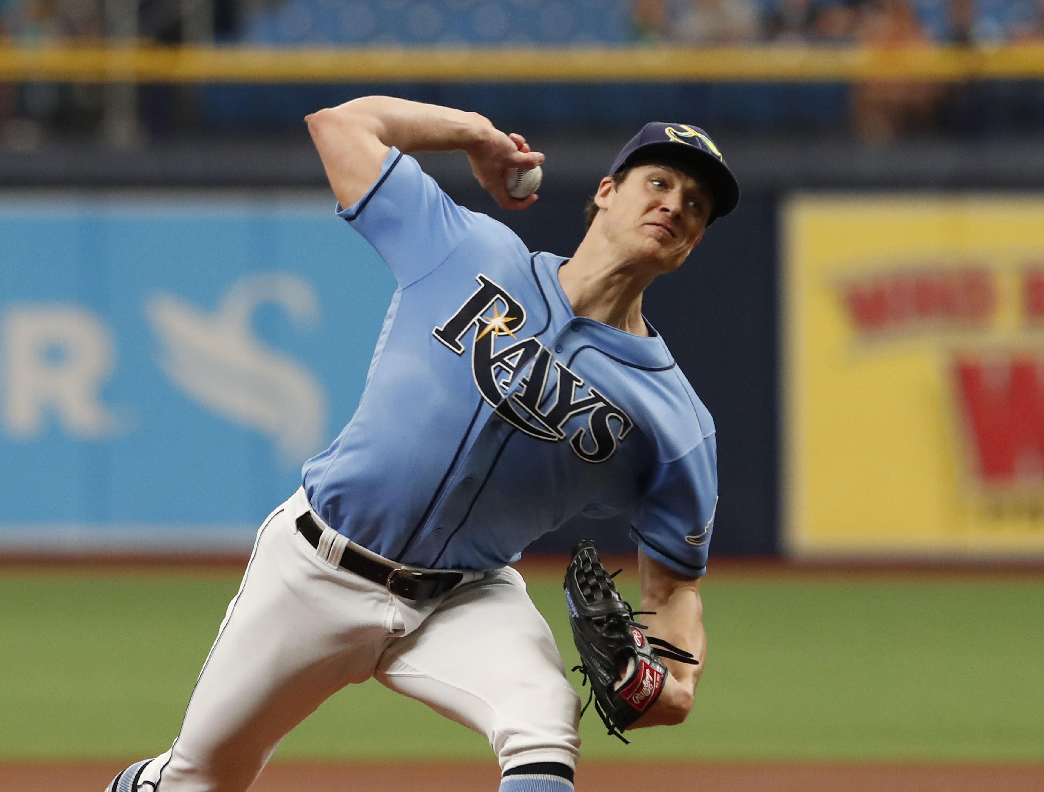 Glasnow strikes out 5 in return, Rays beat sinking Blue Jays