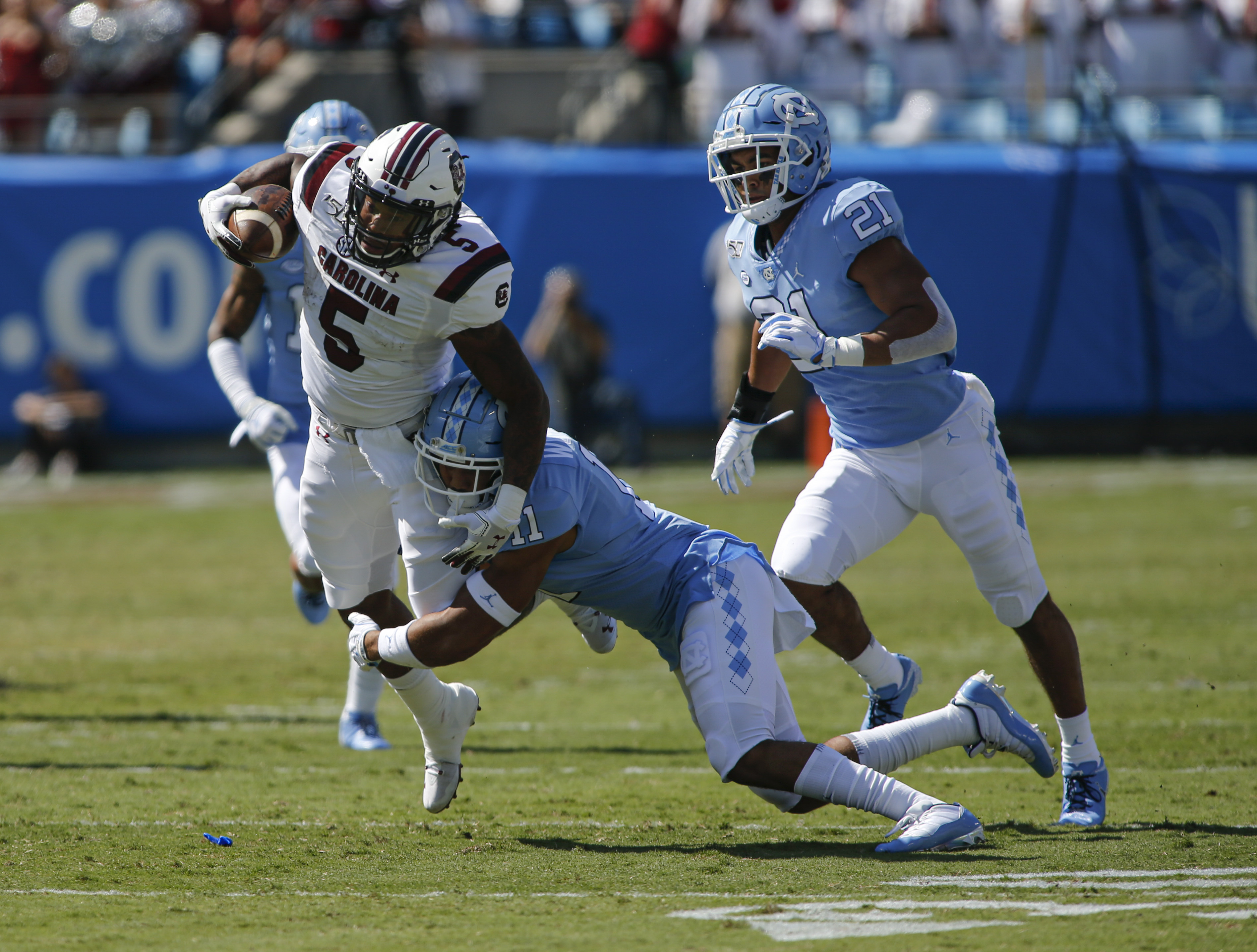 Return of the Mack: Tar Heels defeat S. Carolina 24-20