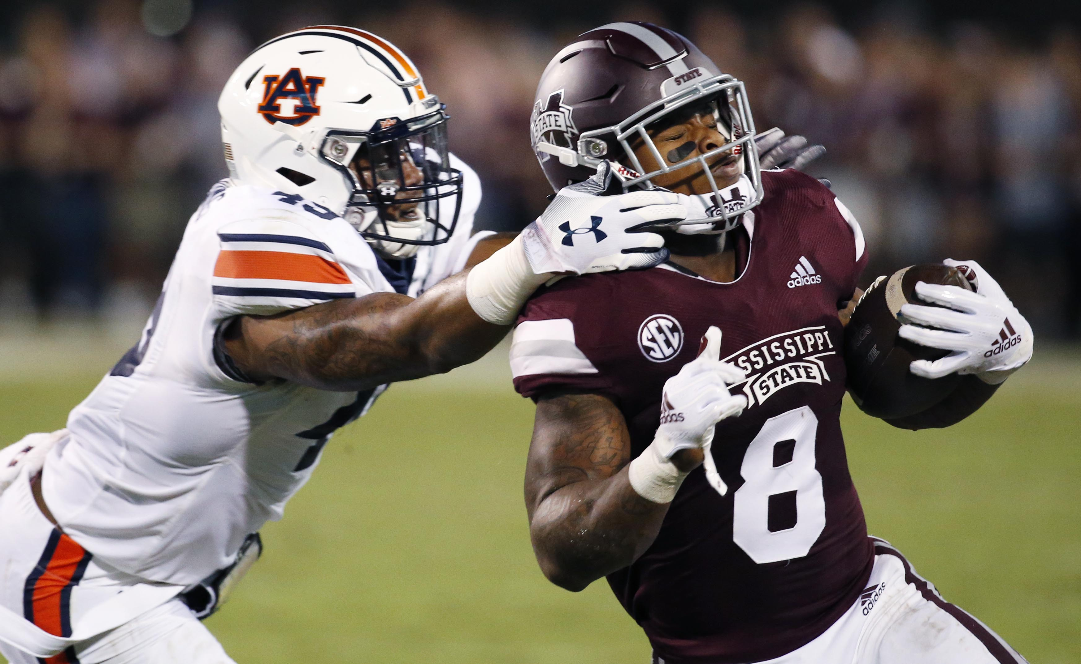 Fitzgerald leads Miss St to 23-9 win over No. 8 Auburn