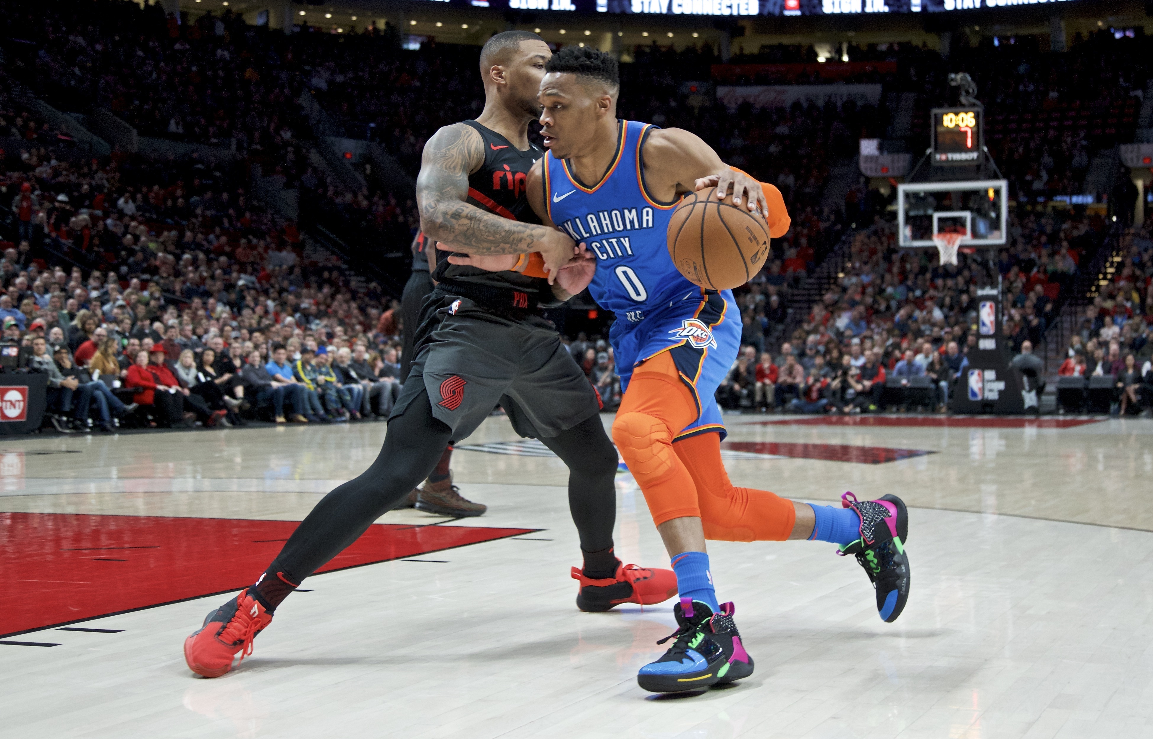 Thunder get wild 129-121 OT victory over the Trail Blazers