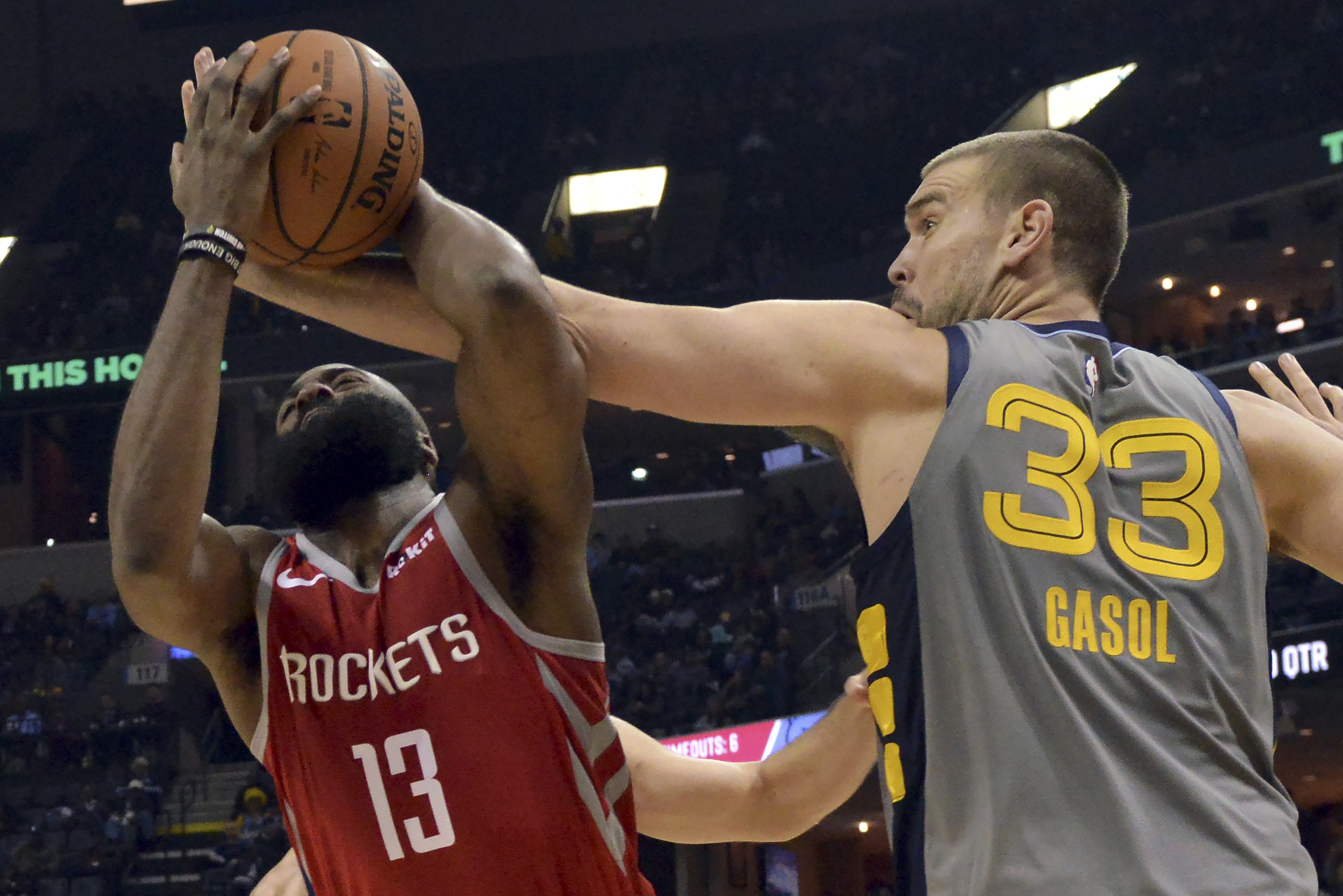 Harden has 2nd straight triple-double, Rockets top Grizzlies