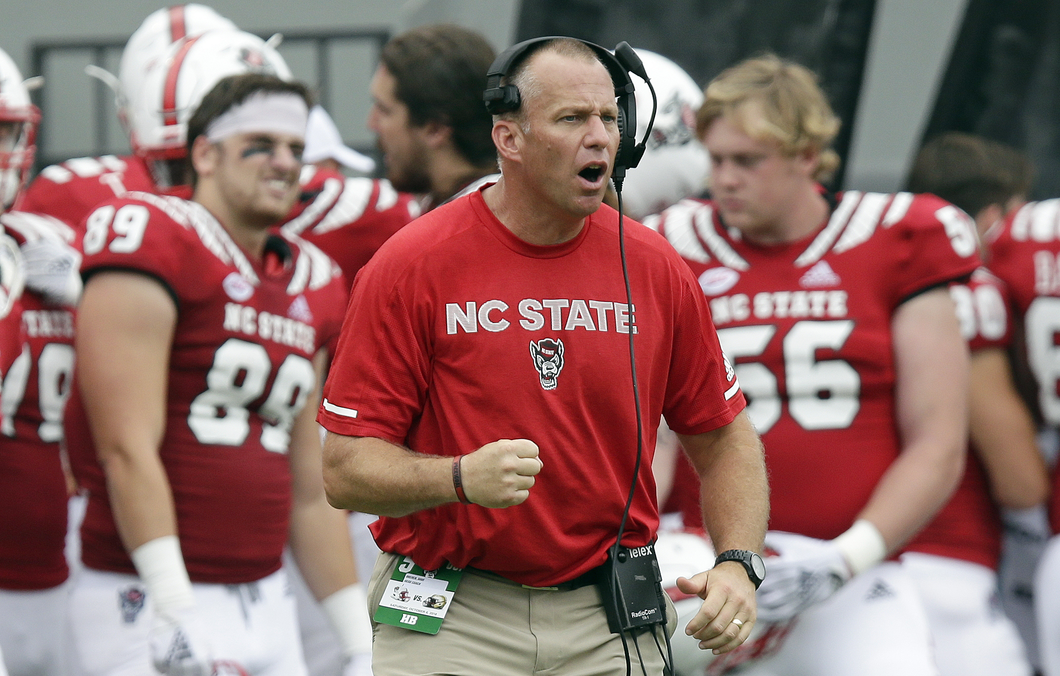 Pirates visit Wolfpack 2 days after firing of head coach