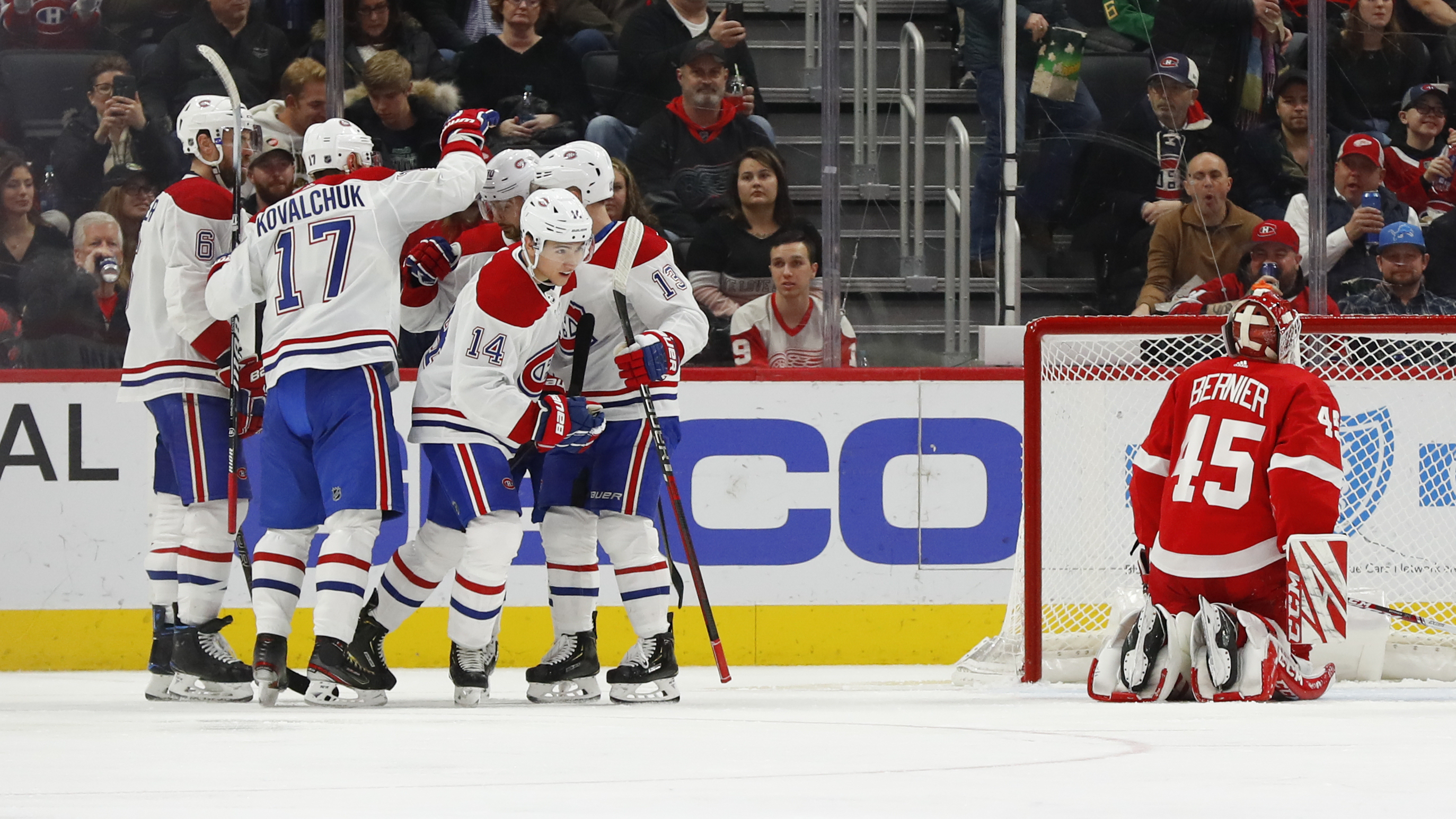 Zadina's late goal lifts Red Wings to 4-3 win over Canadiens