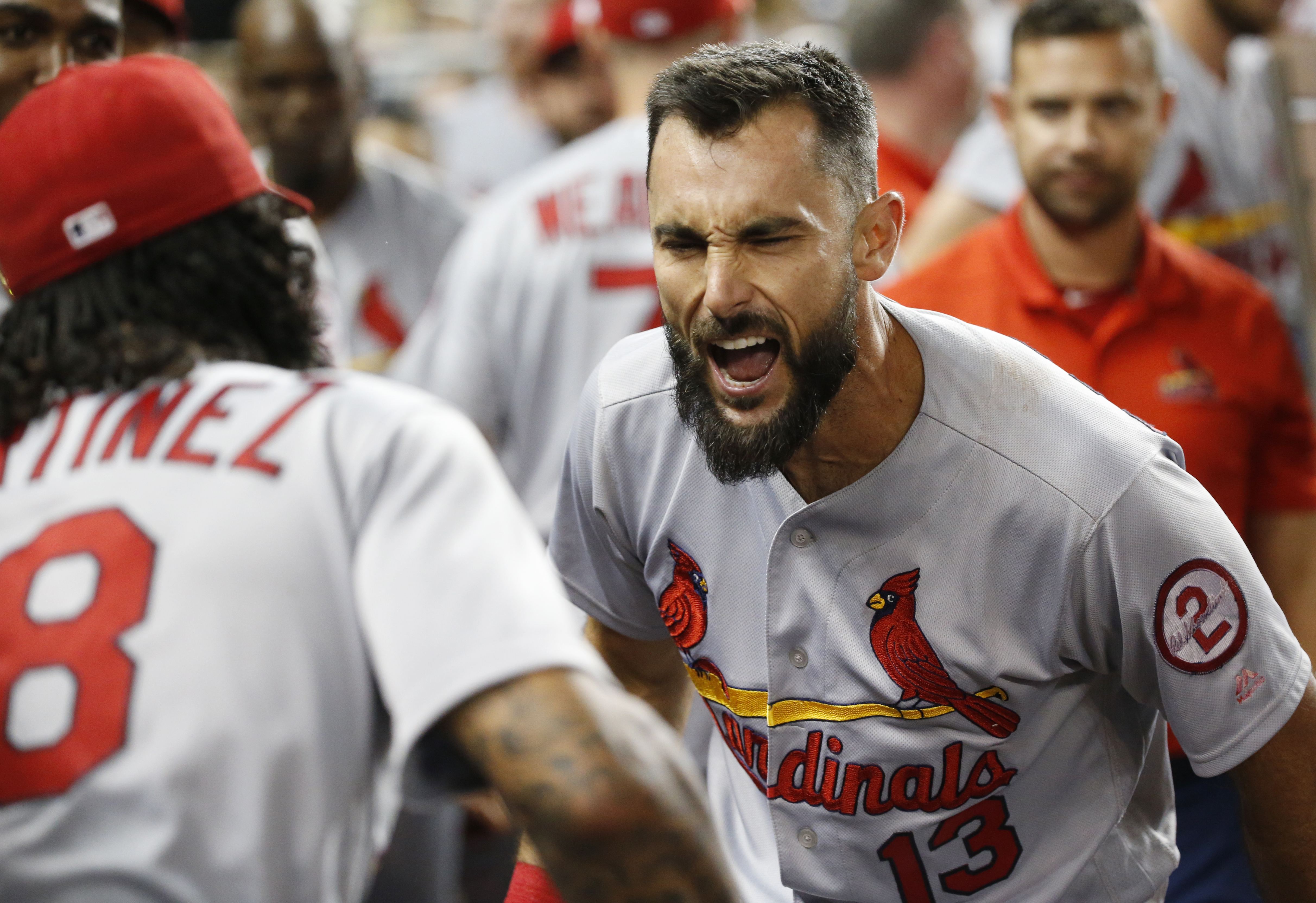 LEADING OFF: Cards’ Carpenter hot, Fiers debuts for A’s