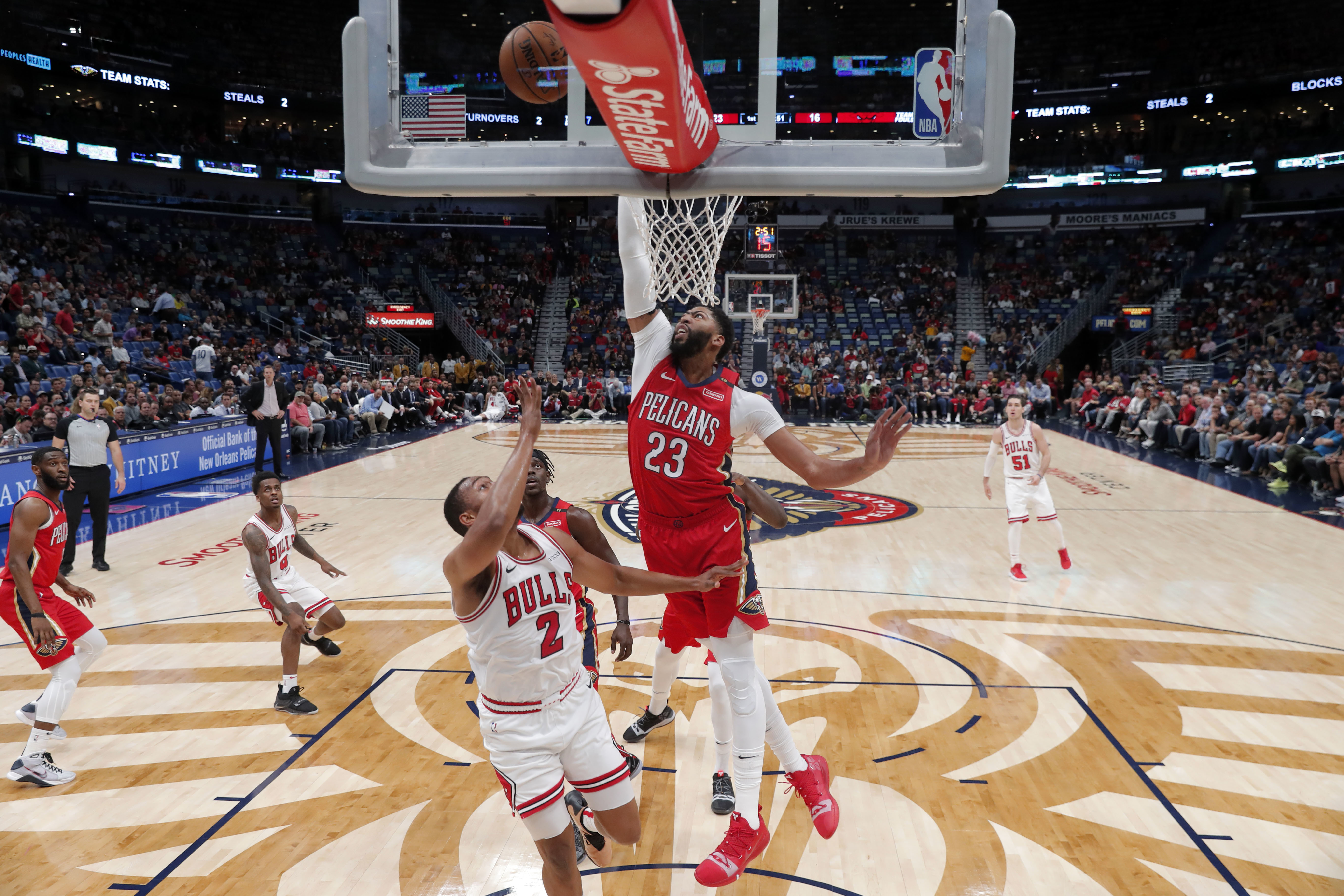 Davis’ big night helps Pelicans end 6-game skid, beat Bulls