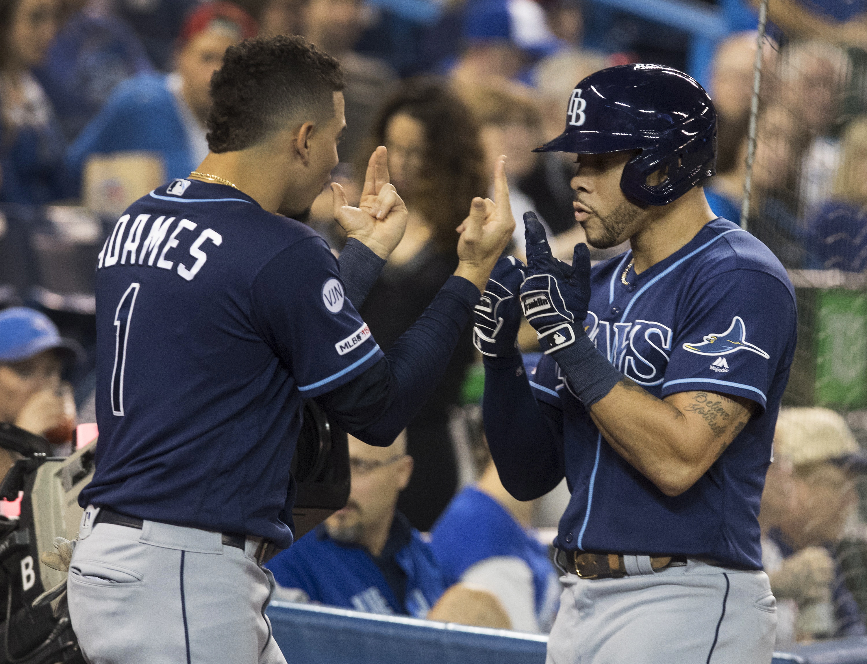Rays beat Jays 6-2, back in playoffs for 1st time since 2013