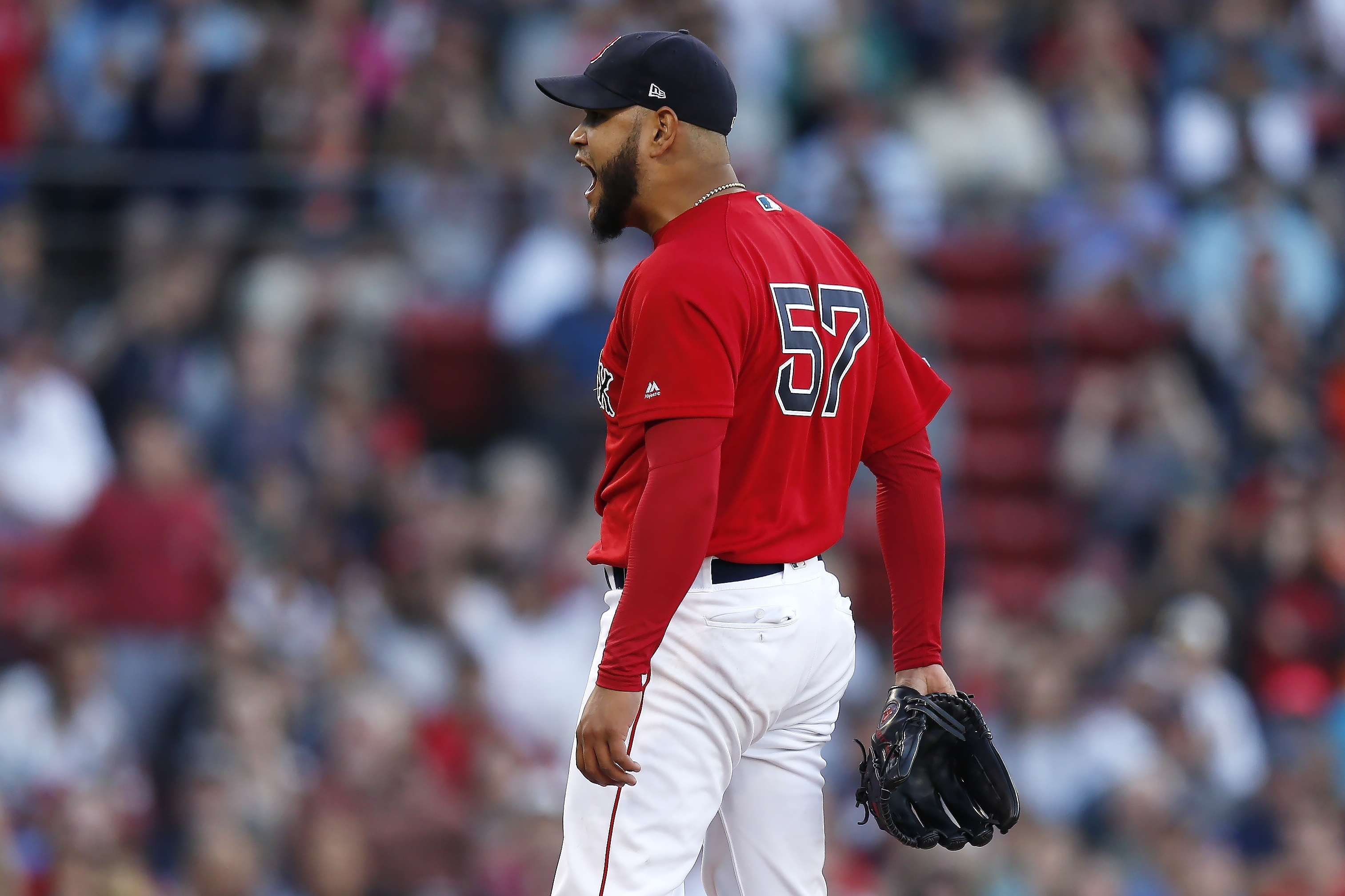 Bullpen blows E-Rod's 20th win, Red Sox beat O's anyway