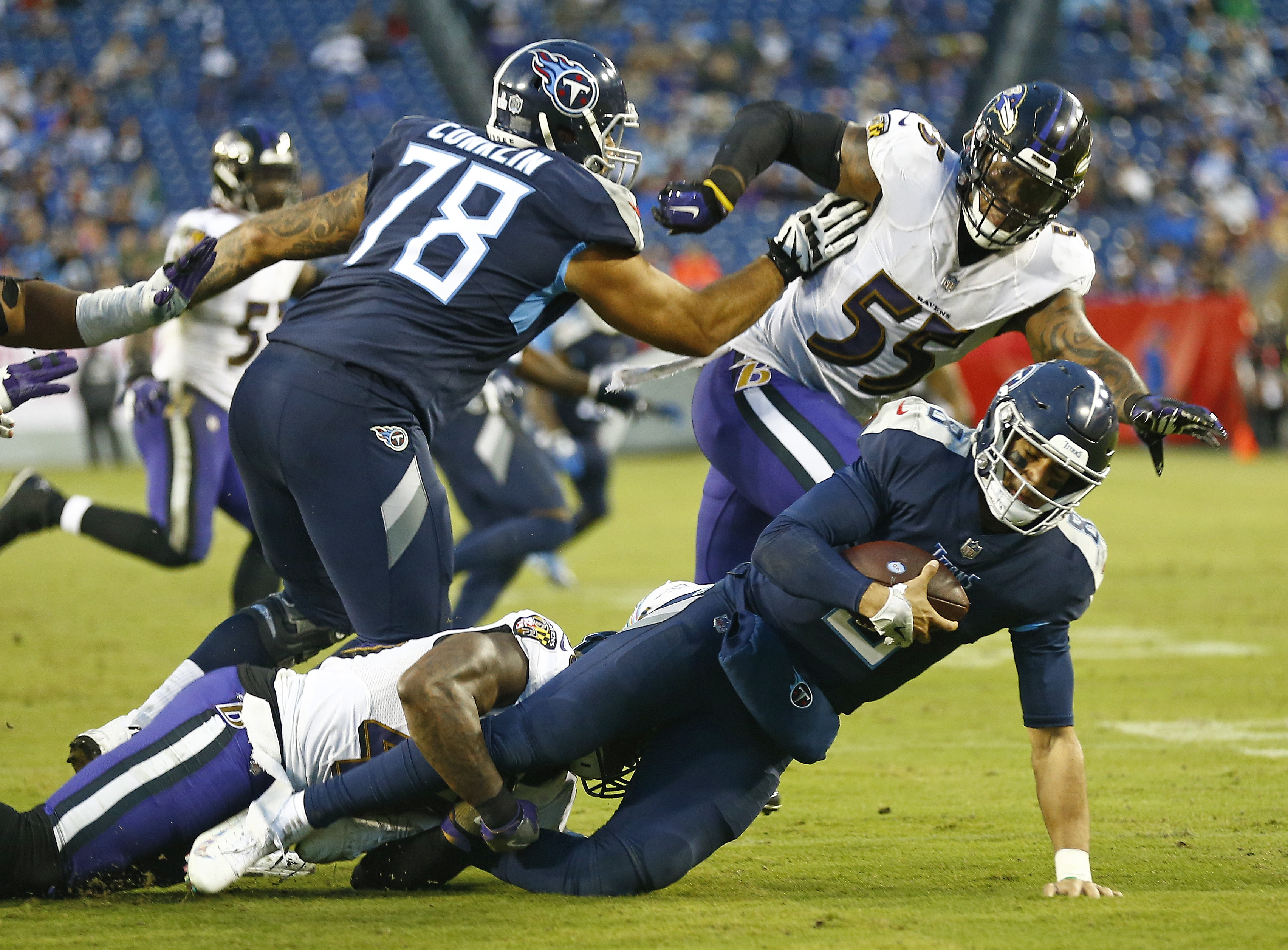 Titans' offense struggling with extended touchdown drought
