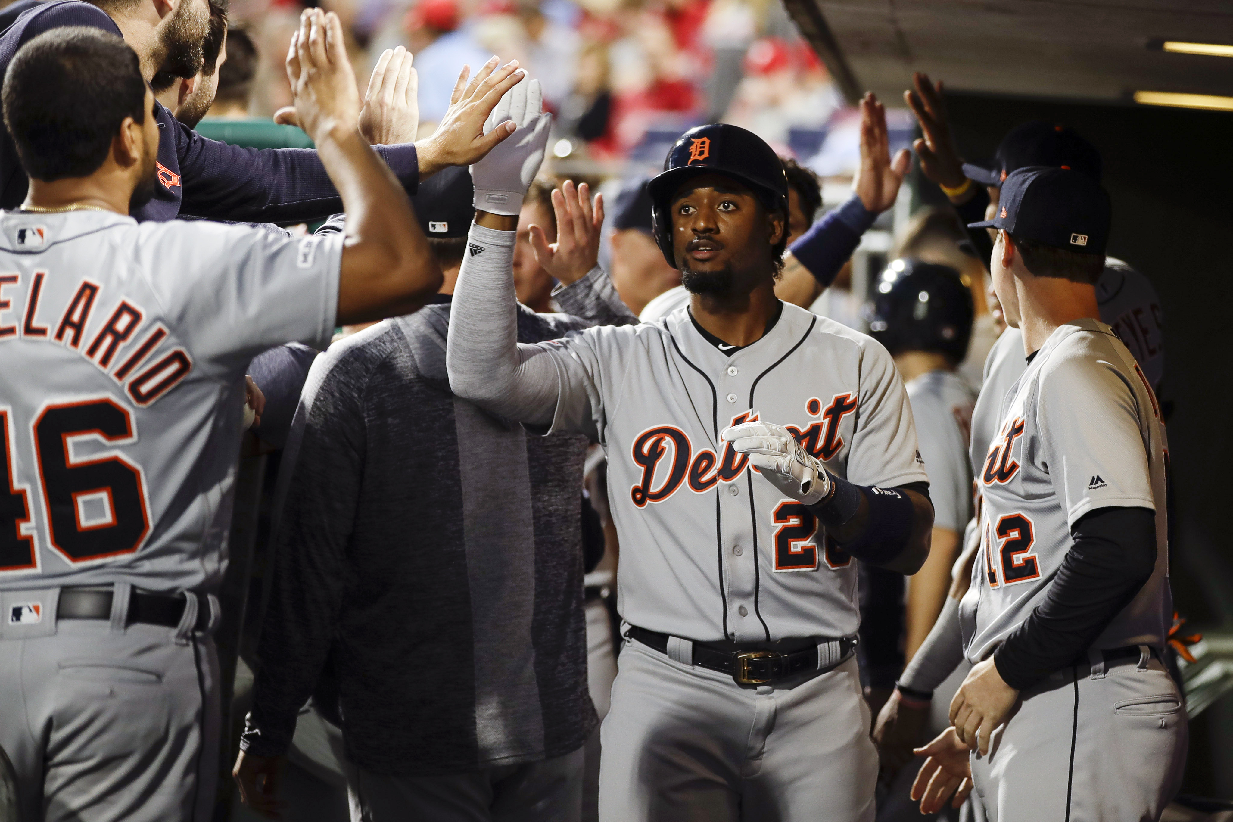 Cabrera, Goodrum help lift Tigers past Phillies 3-1