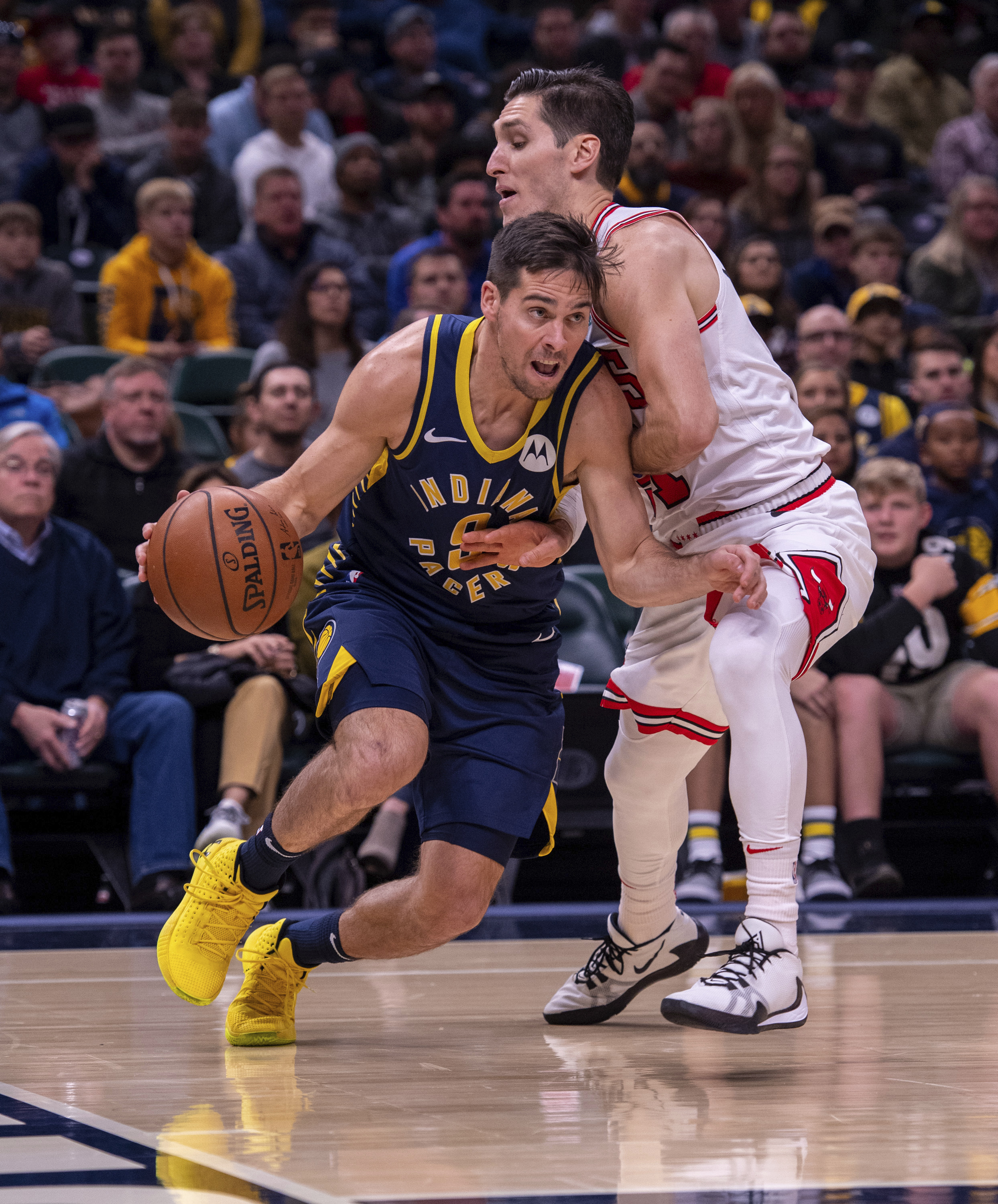 Short-handed Pacers cruise past Bulls for third straight win