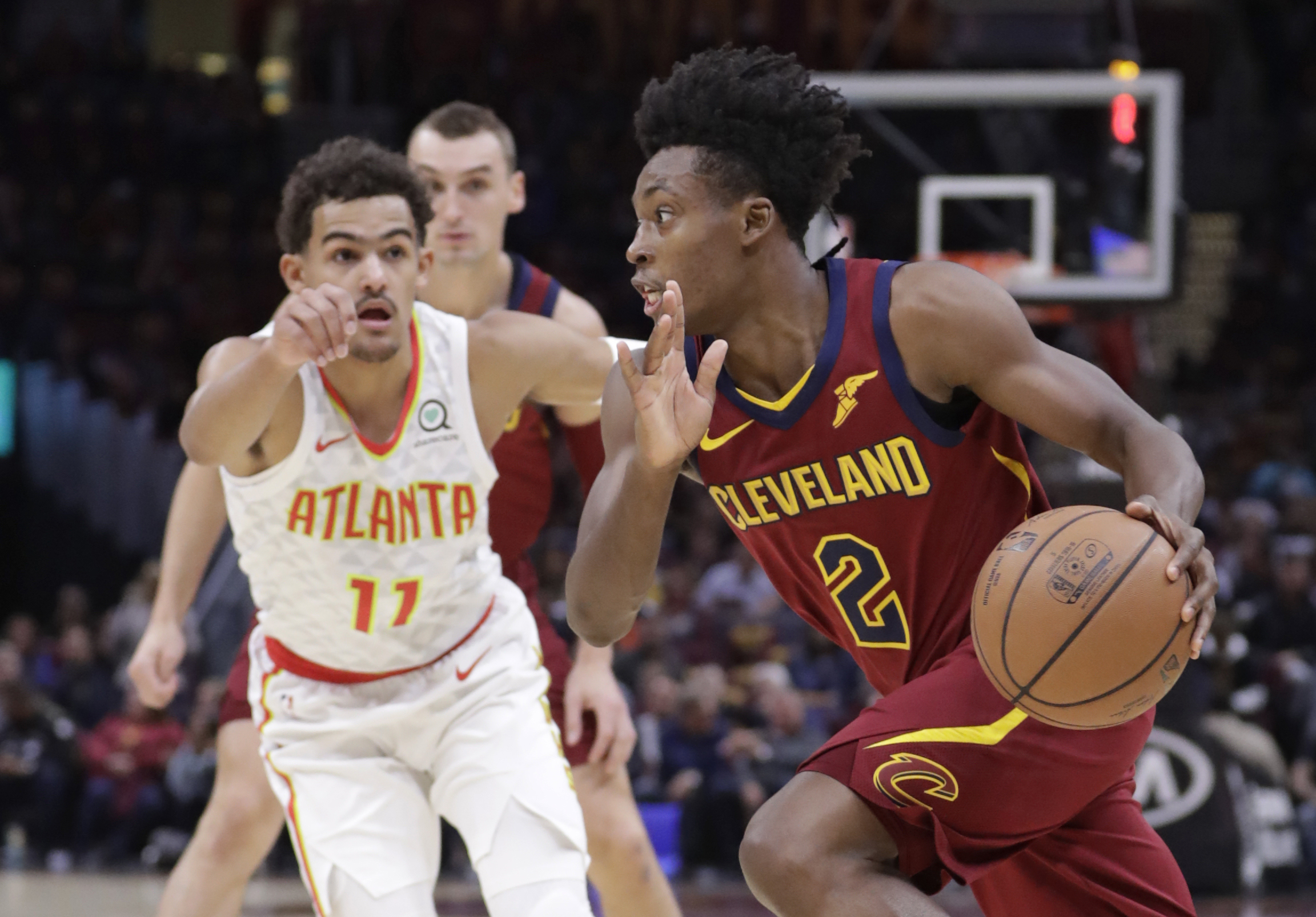 Rookie Young scores 35, Hawks rout LeBron-less Cavs 133-111
