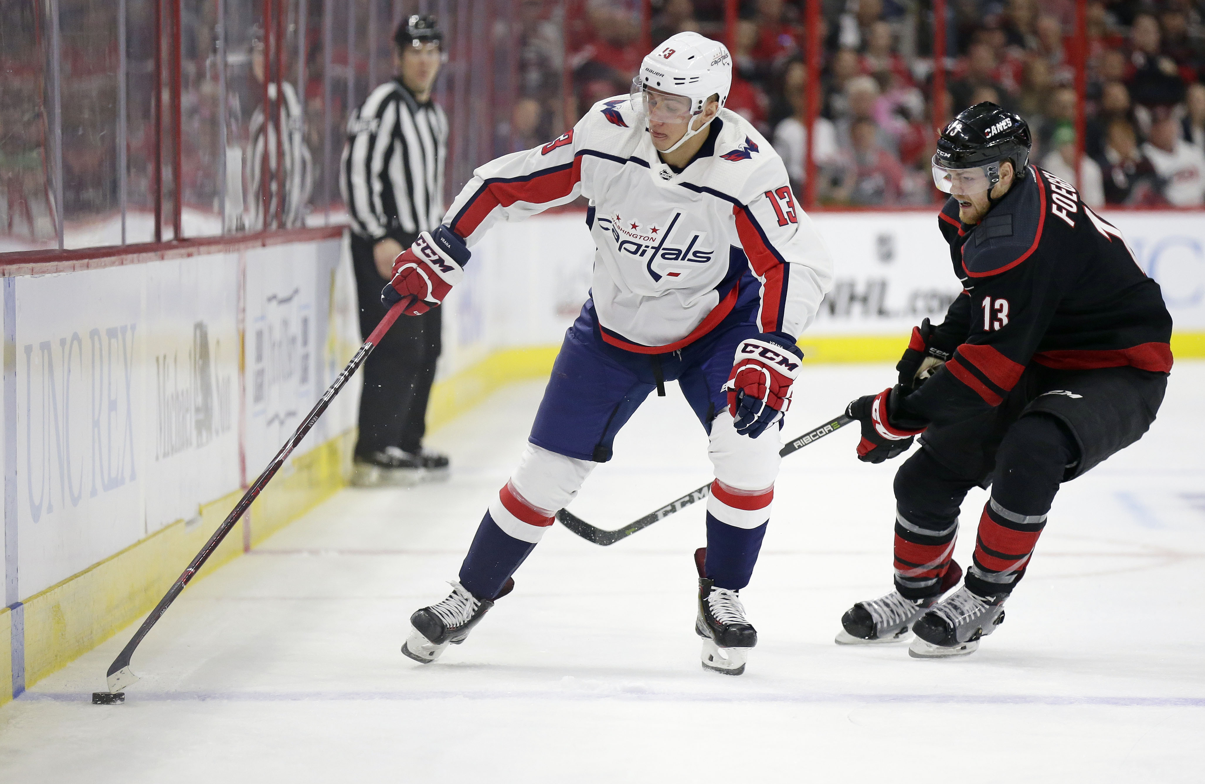 Hurricanes rout Caps 5-0 in 1st home playoff game since ’09