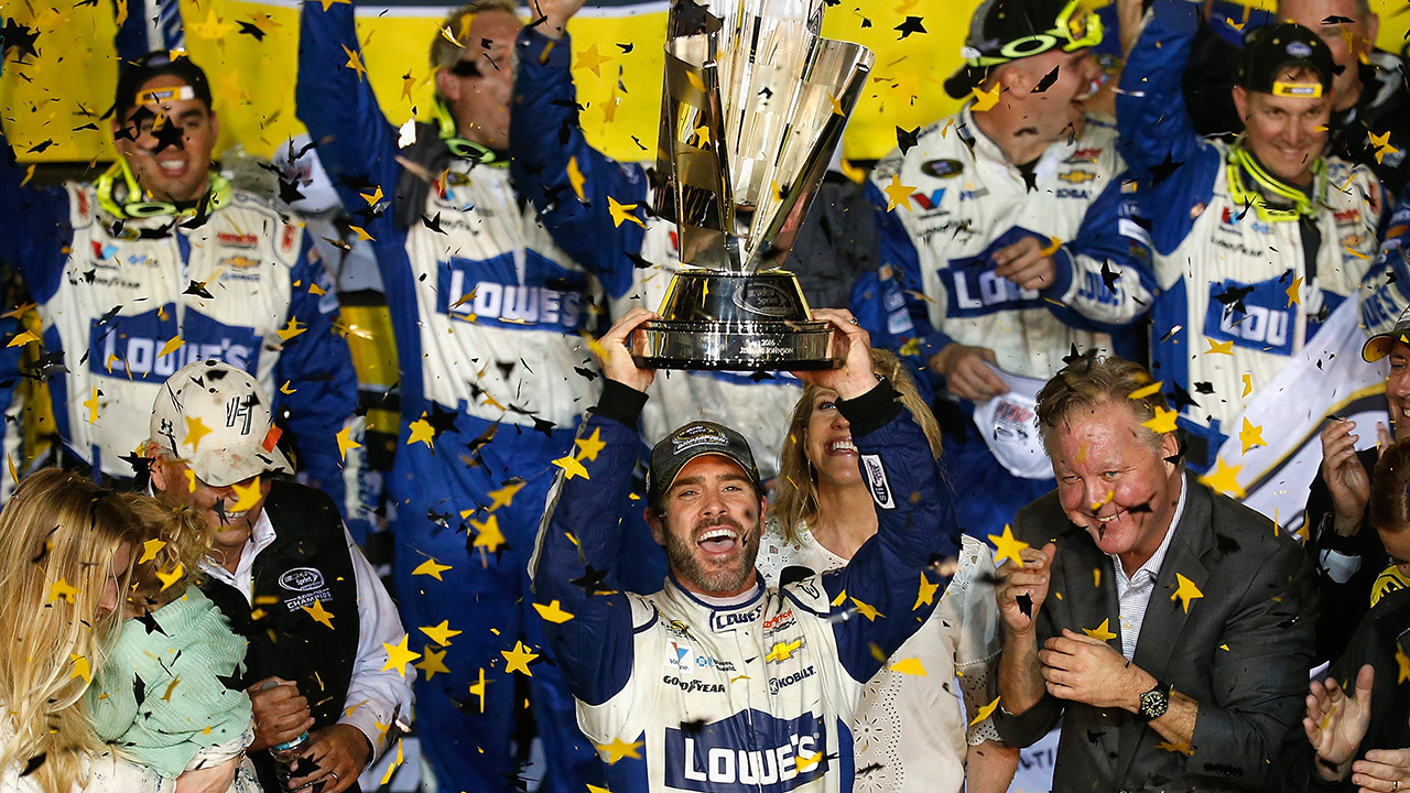 Social media reaction to Jimmie Johnson's historic seventh Sprint Cup title