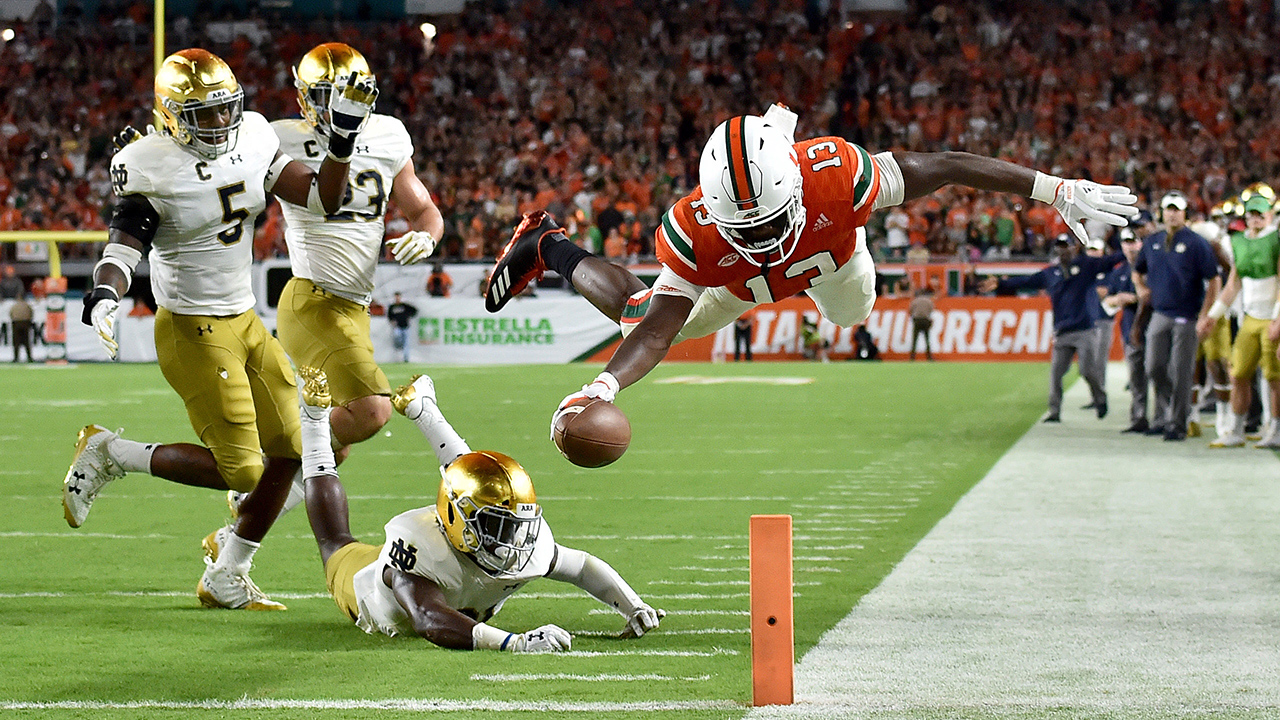No. 7 Miami's rout of No. 3 Notre Dame all but guarantees ACC returning to playoff