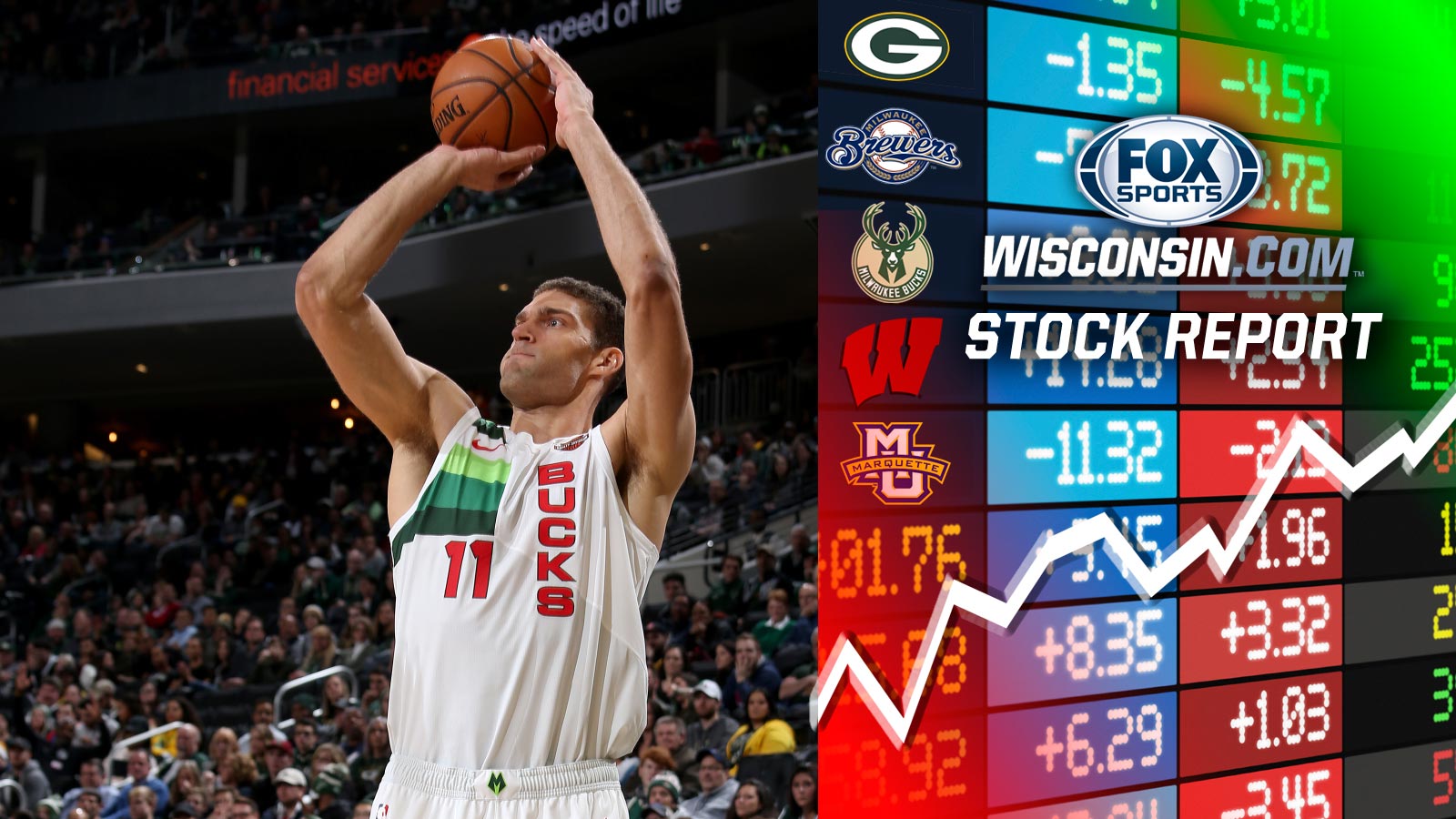 Bucks' Brook Lopez shoots lights out, reaches milestone