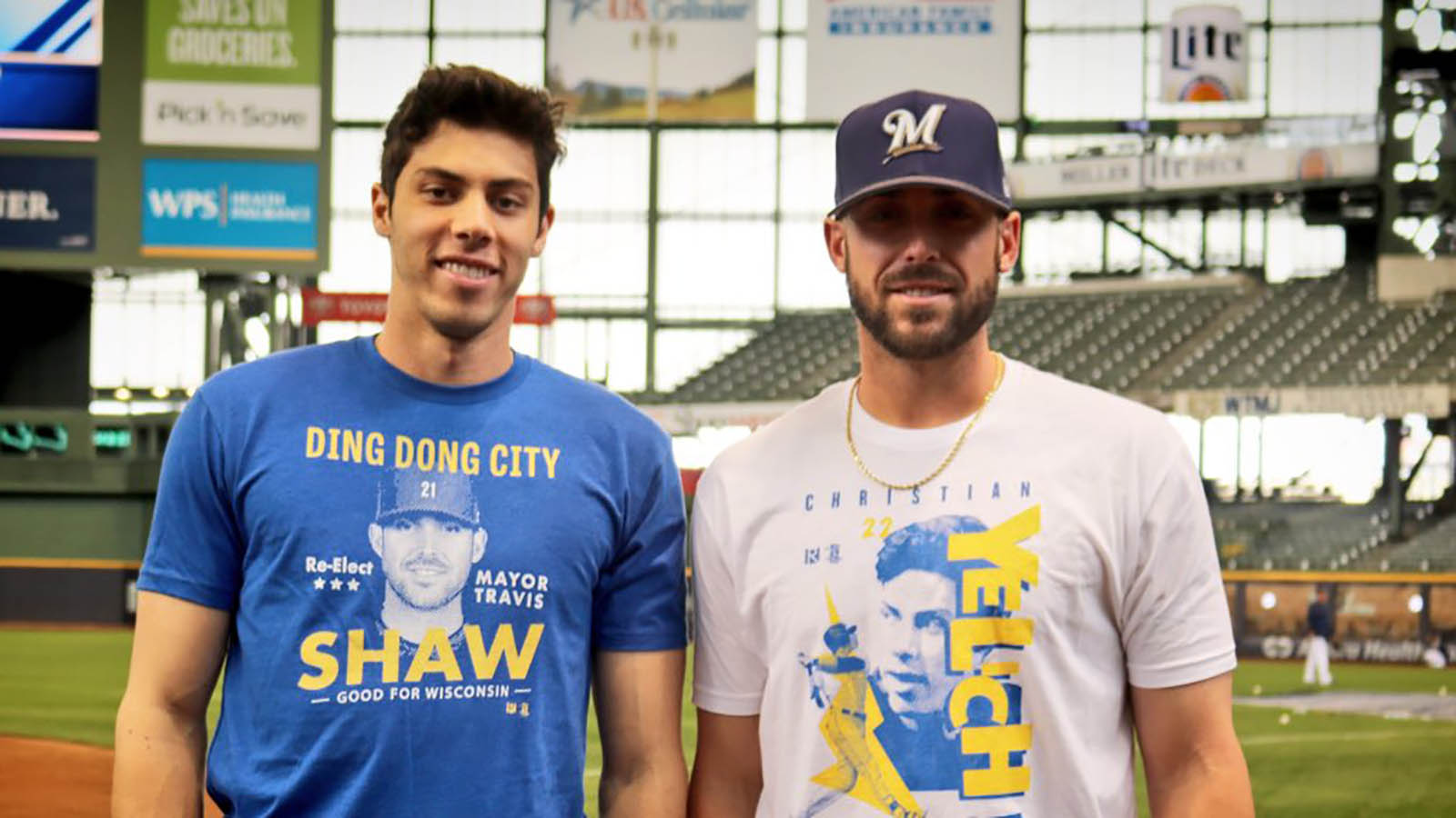 Top Tweets: Brewers' Yelich, Shaw just became best friends