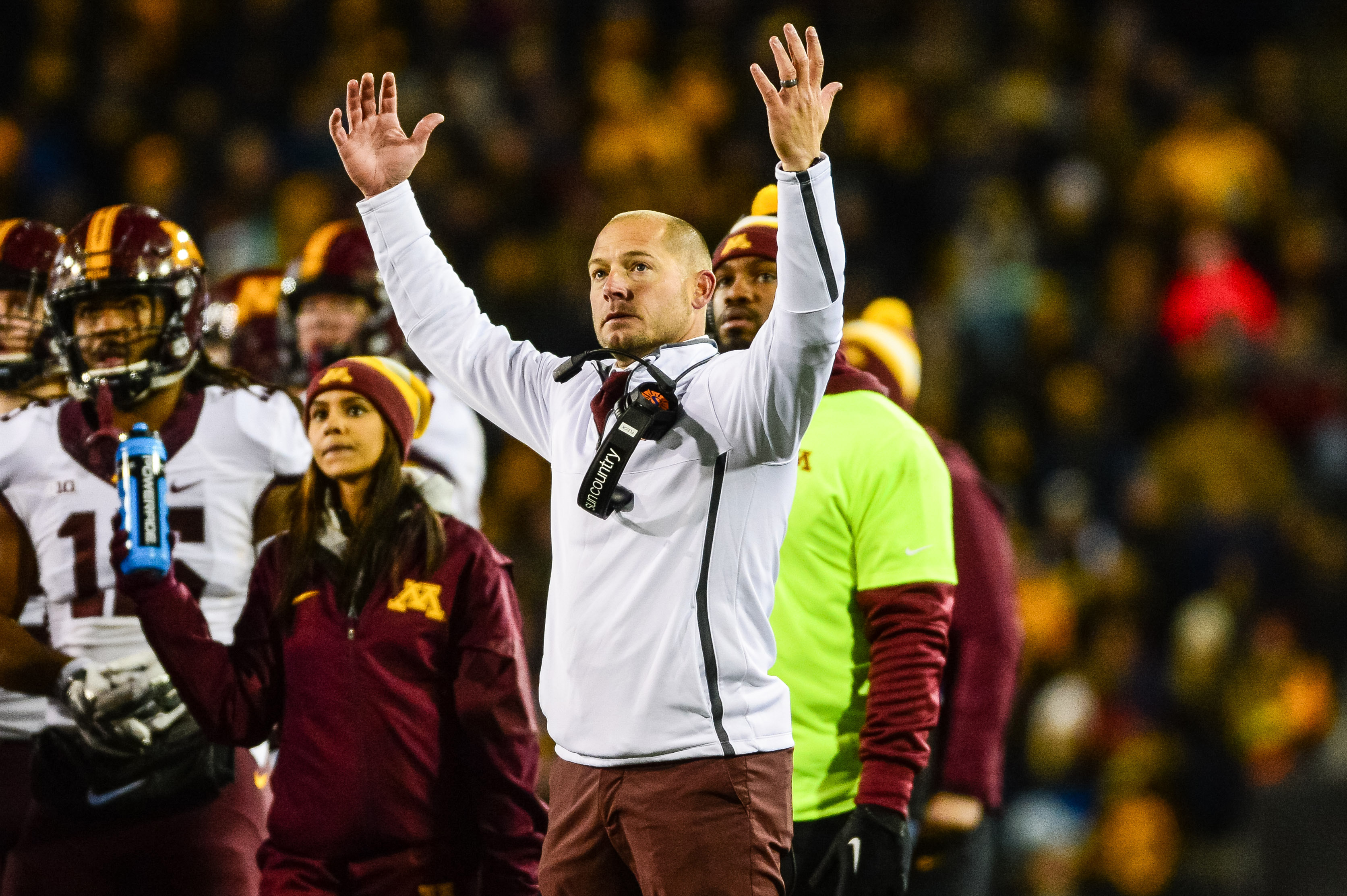 PHOTOS: Gophers at Iowa