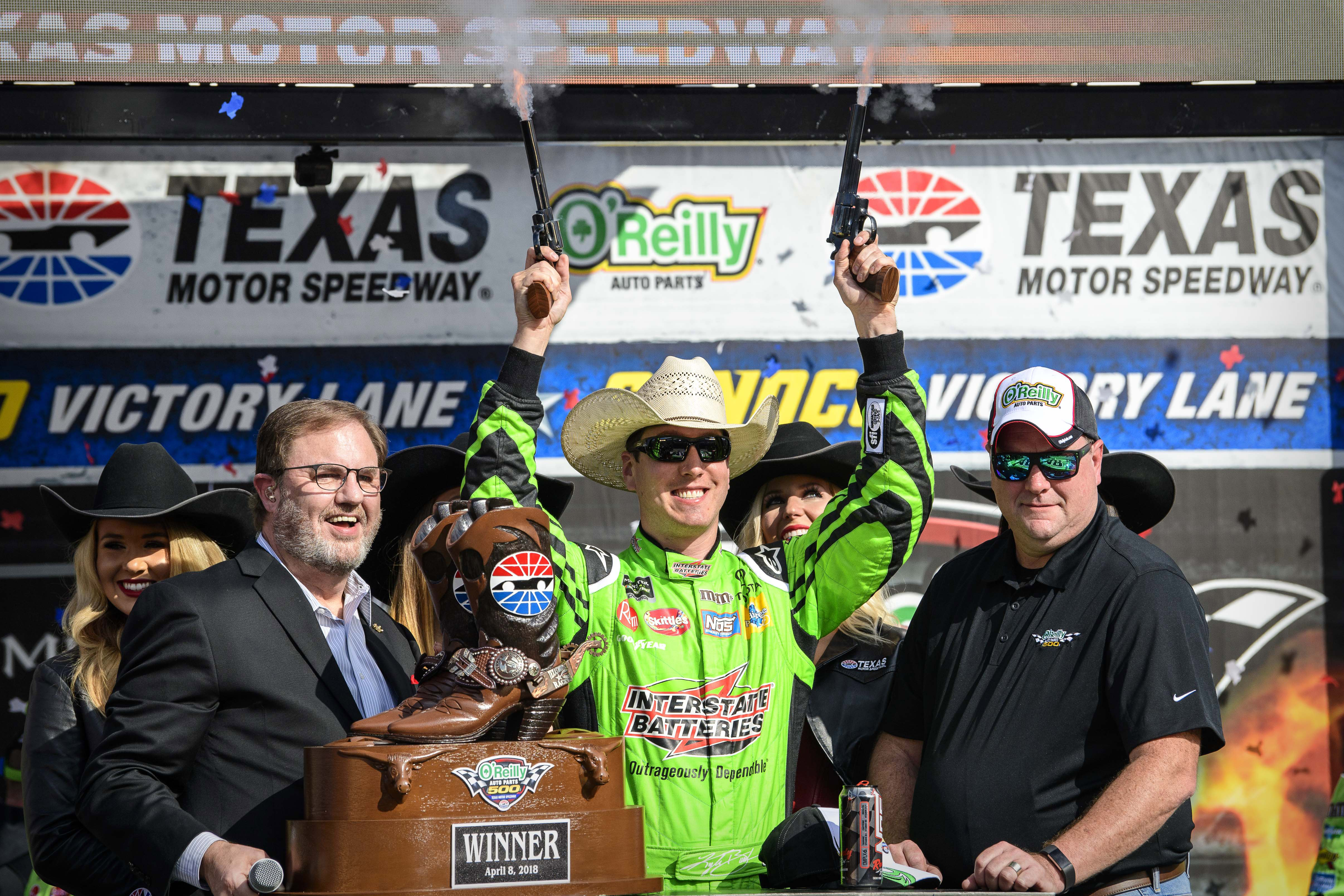 PHOTOS: Kyle Busch takes the Winner's Circle at Texas Motor Speedway