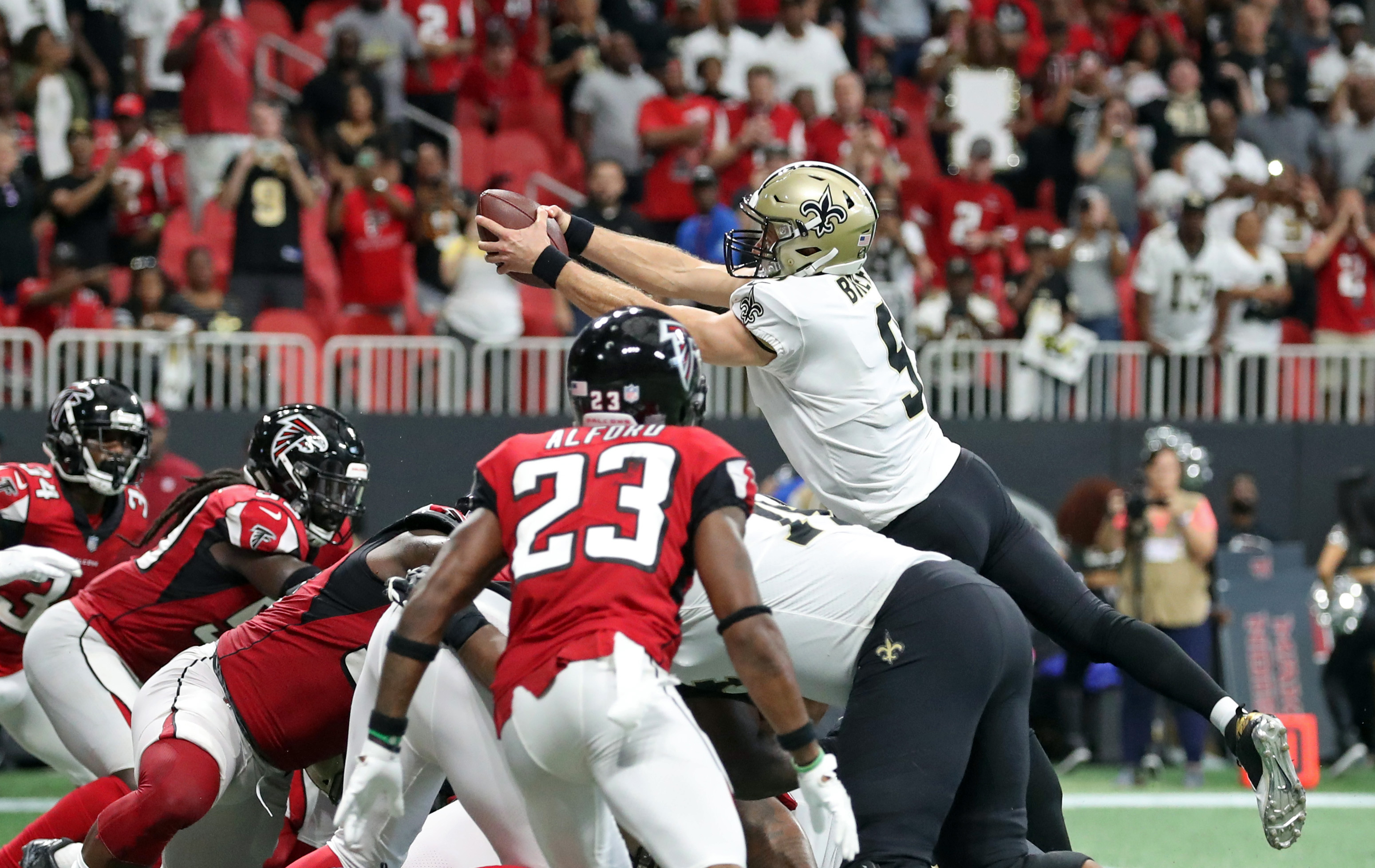 PHOTOS: Saints win overtime shootout in Atlanta over Falcons