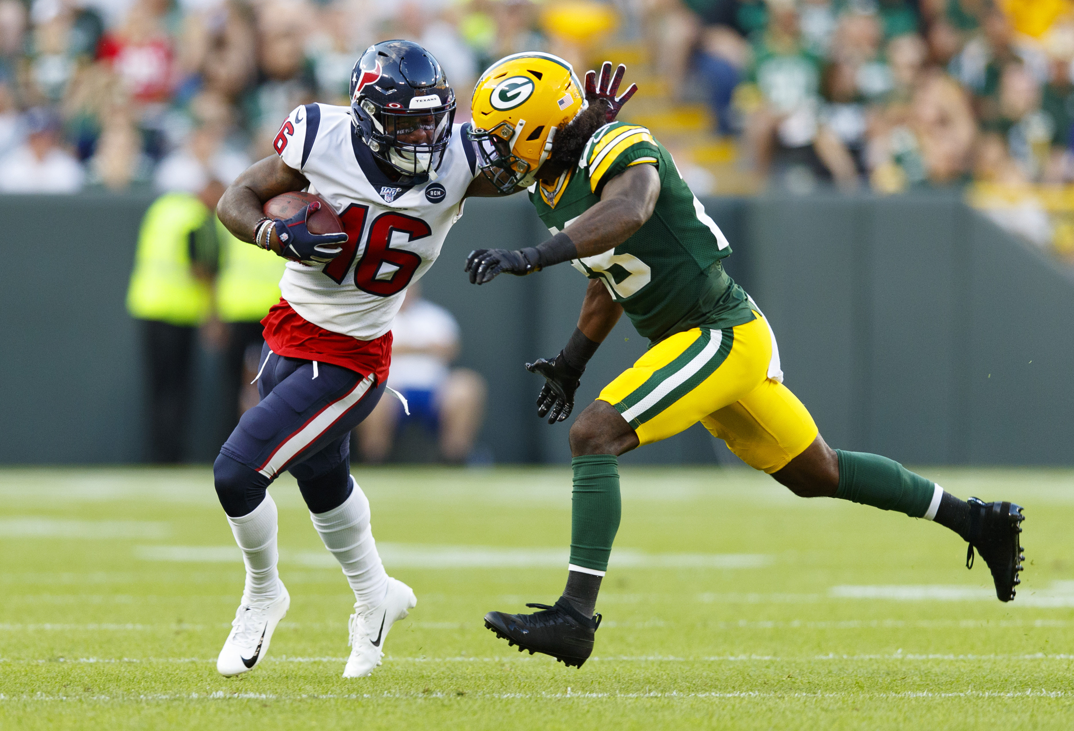 PHOTOS: Houston drops preseason opener 28-26 to the Packers in Green Bay