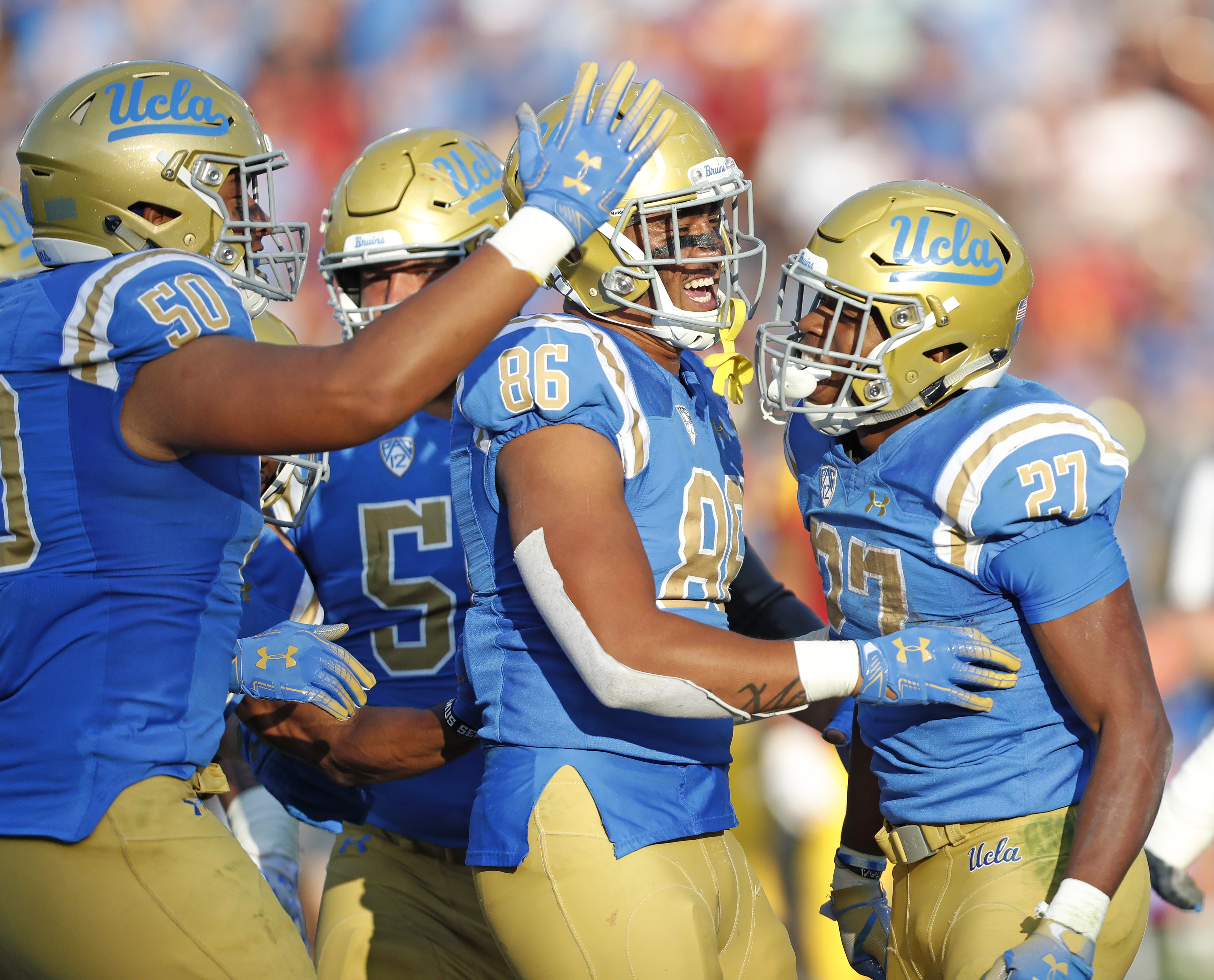 PHOTOS: UCLA's run game slashes USC as uncertainty looms for Trojans