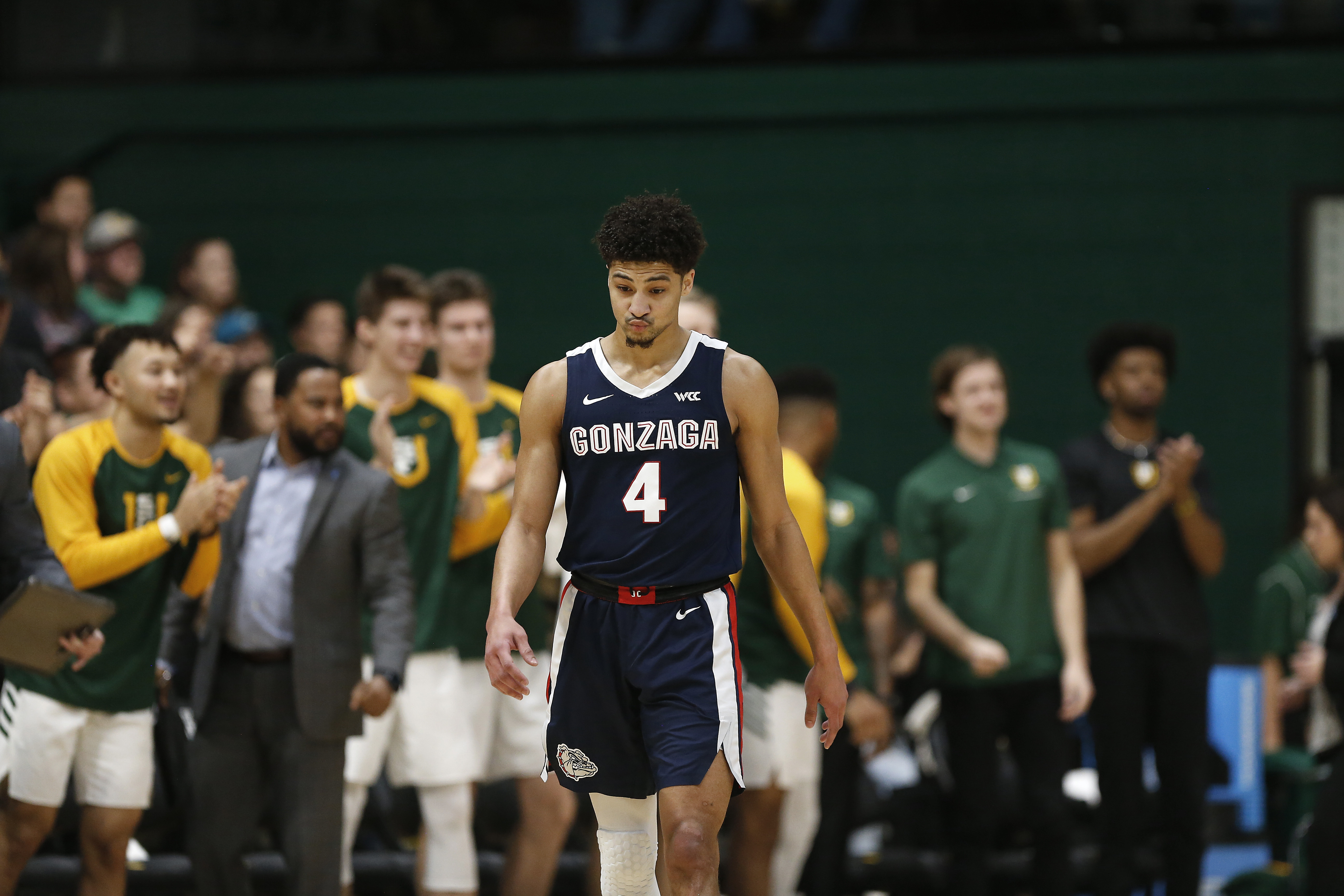 No. 2 Gonzaga holds off USF 83-79 in furious WCC finish