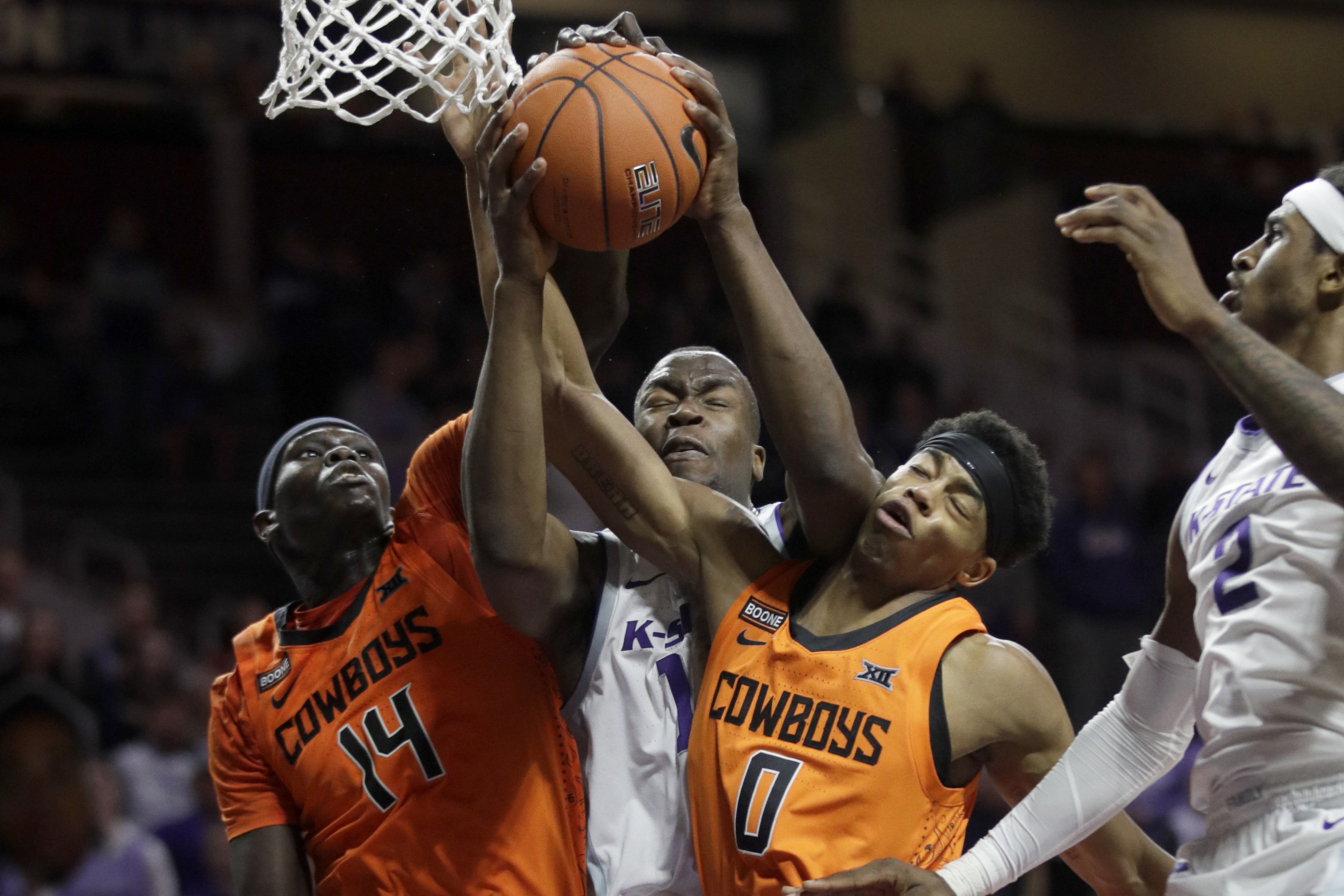 Anei helps lead Oklahoma State over Kansas State 64-59