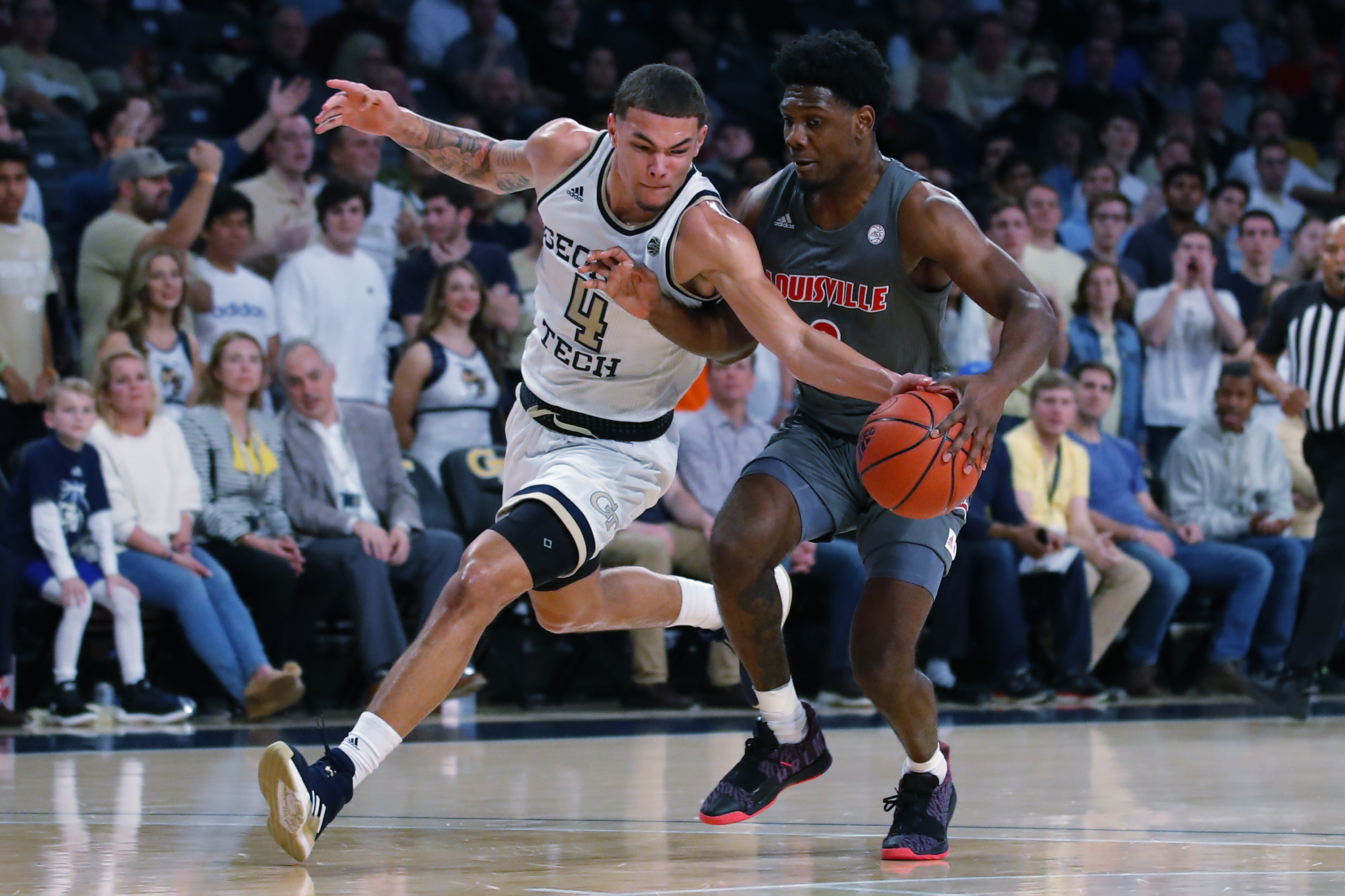 Stunner in the ATL: Ga Tech upsets No. 5 Louisville 64-58