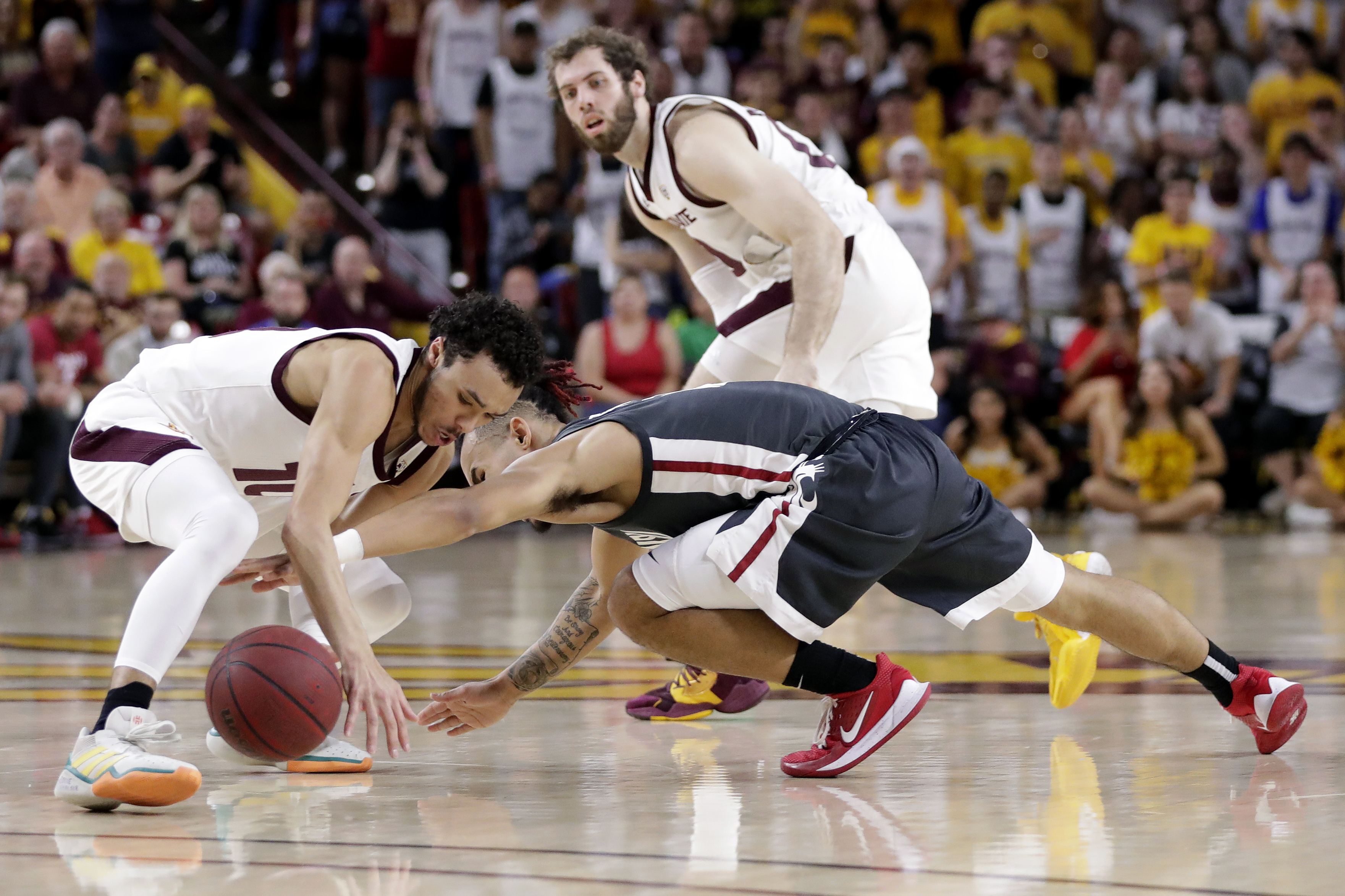 Arizona State holds off Washington State rally for 83-74 win