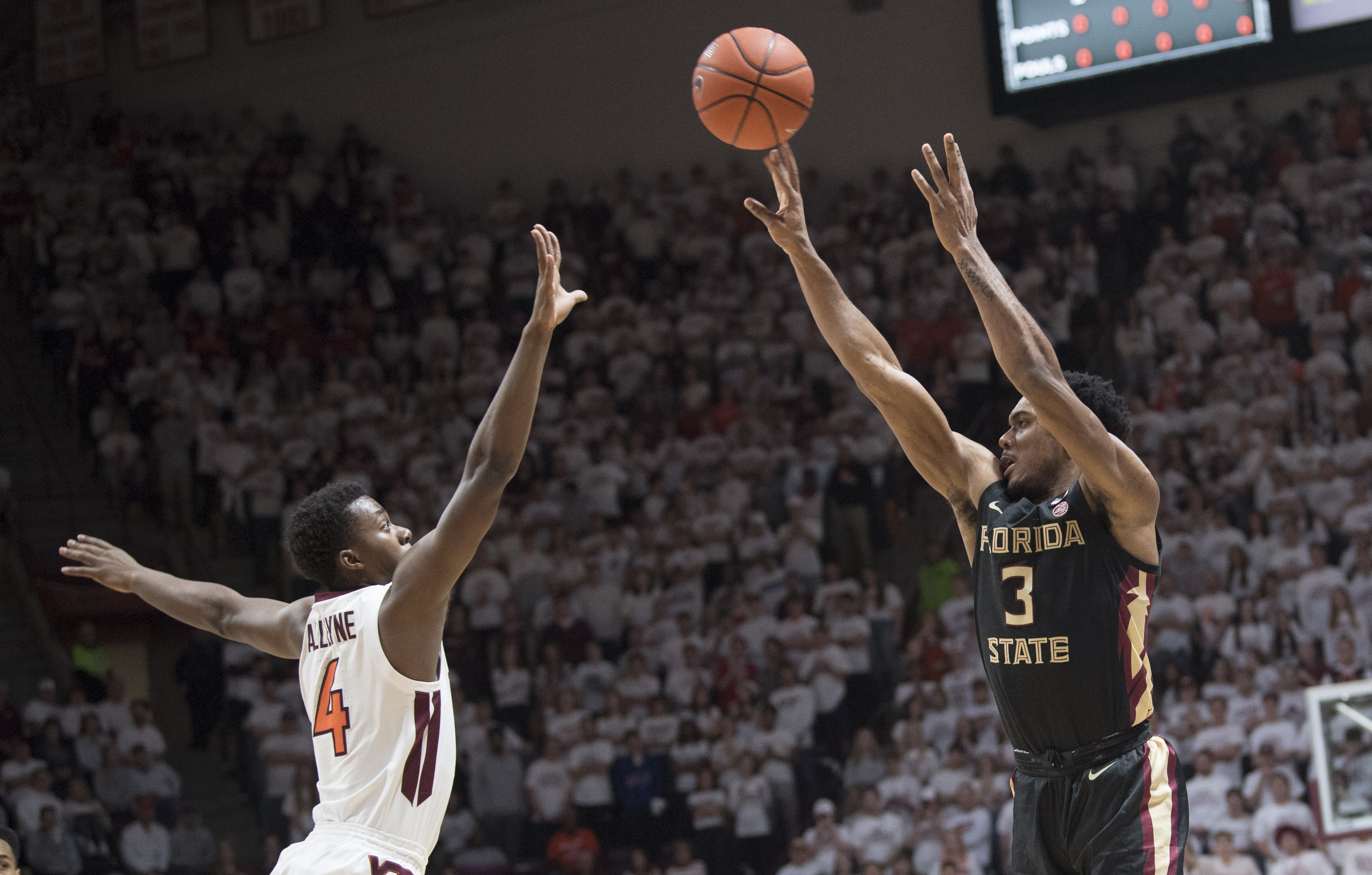 Vassell's 3-pointers send Florida State over Virginia Tech